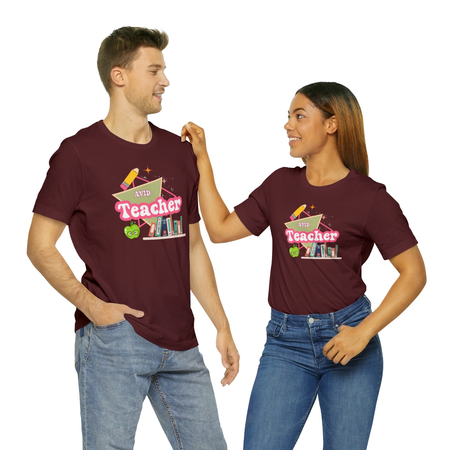 AVID shirt, 90s shirt, 90s teacher shirt, colorful school secretary shirt, colorful school shirt, T545