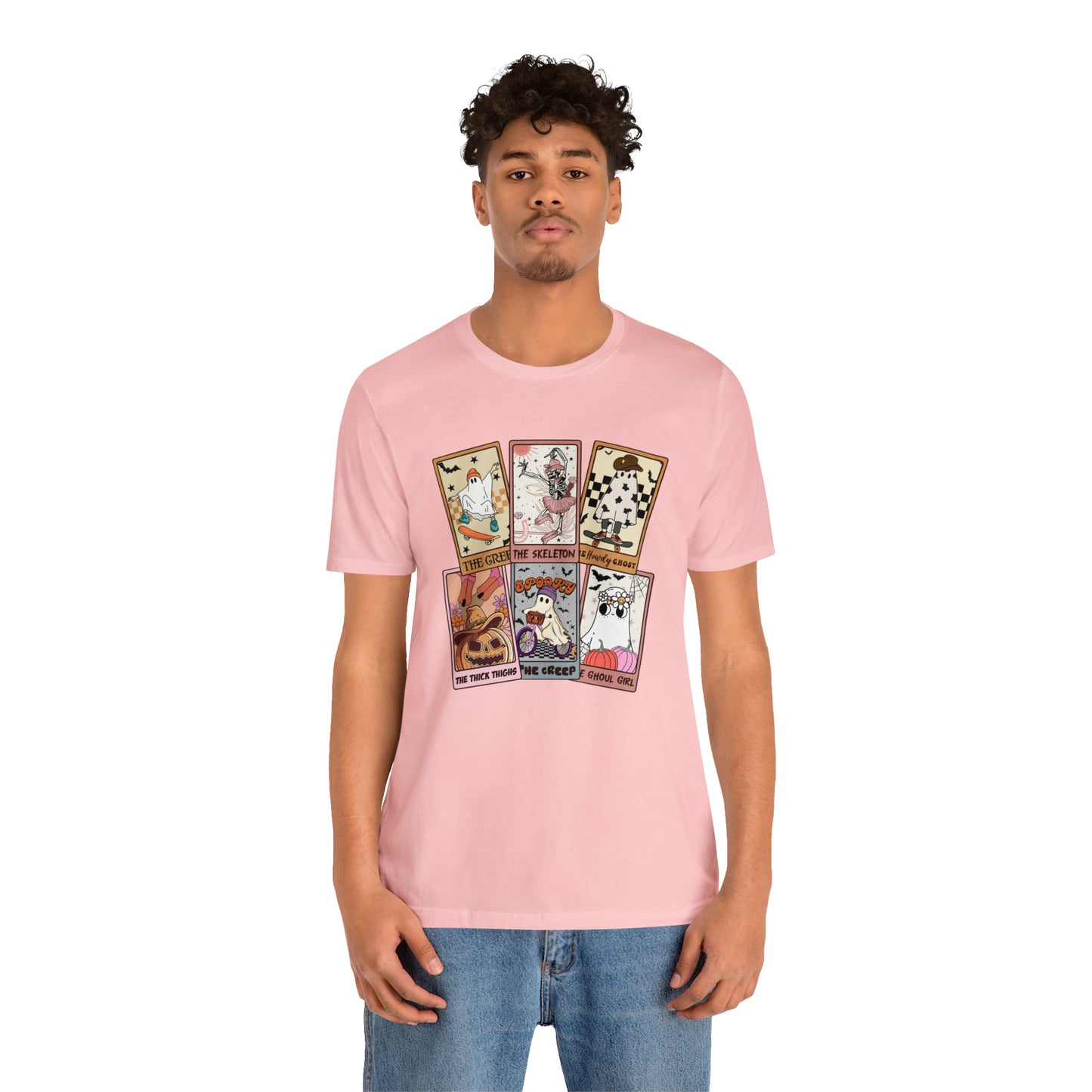 The Tarot Card Shirt, Skeleton Tarot Card Shirt, Tarot Card Lover Shirt, Skull Tarot Card Tee, Retro Halloween shirt, T612