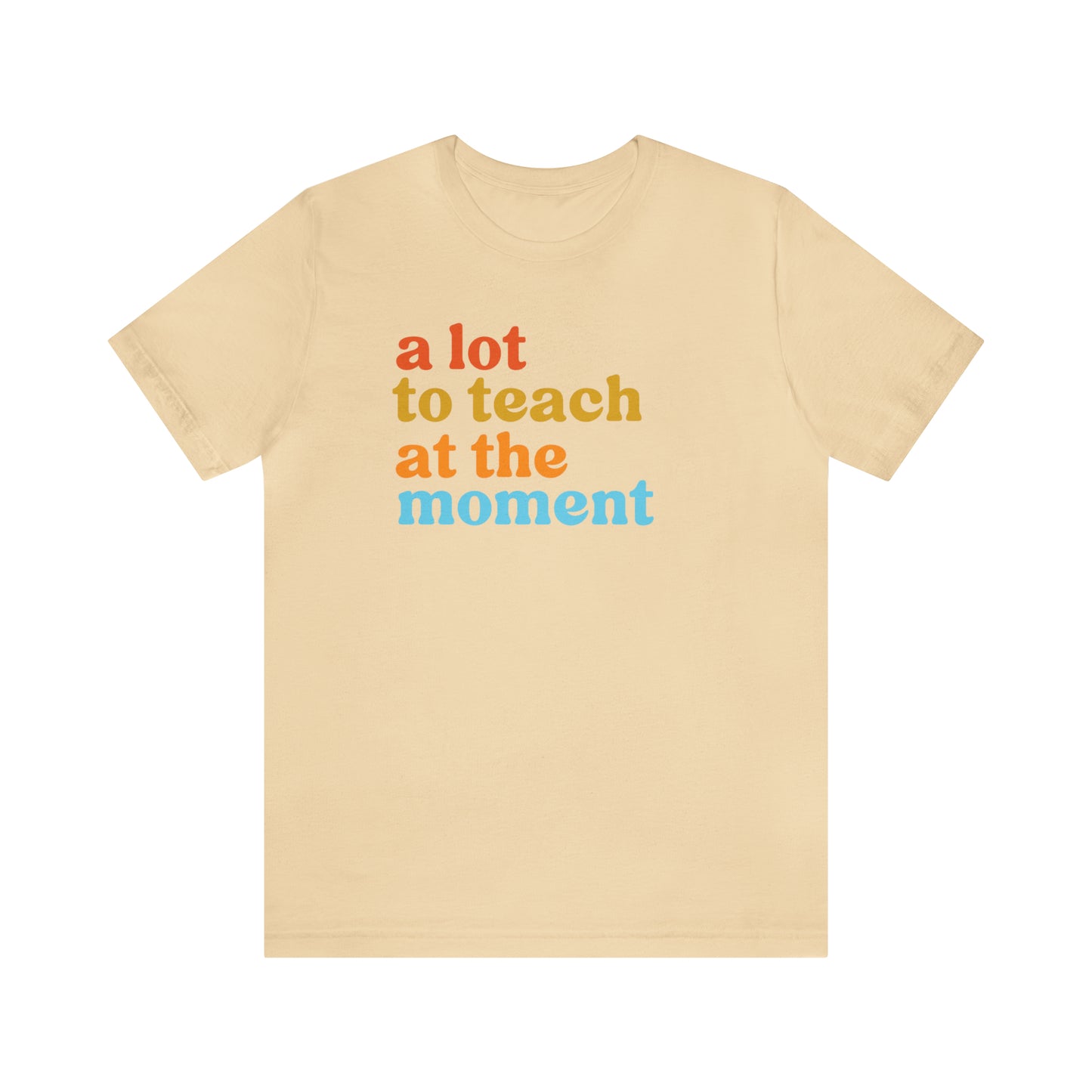 Motivational Shirt, A Lot To Teach At The Moment Shirt, Teacher Shirt, Teacher Appreciation, Back To School Shirt, T501