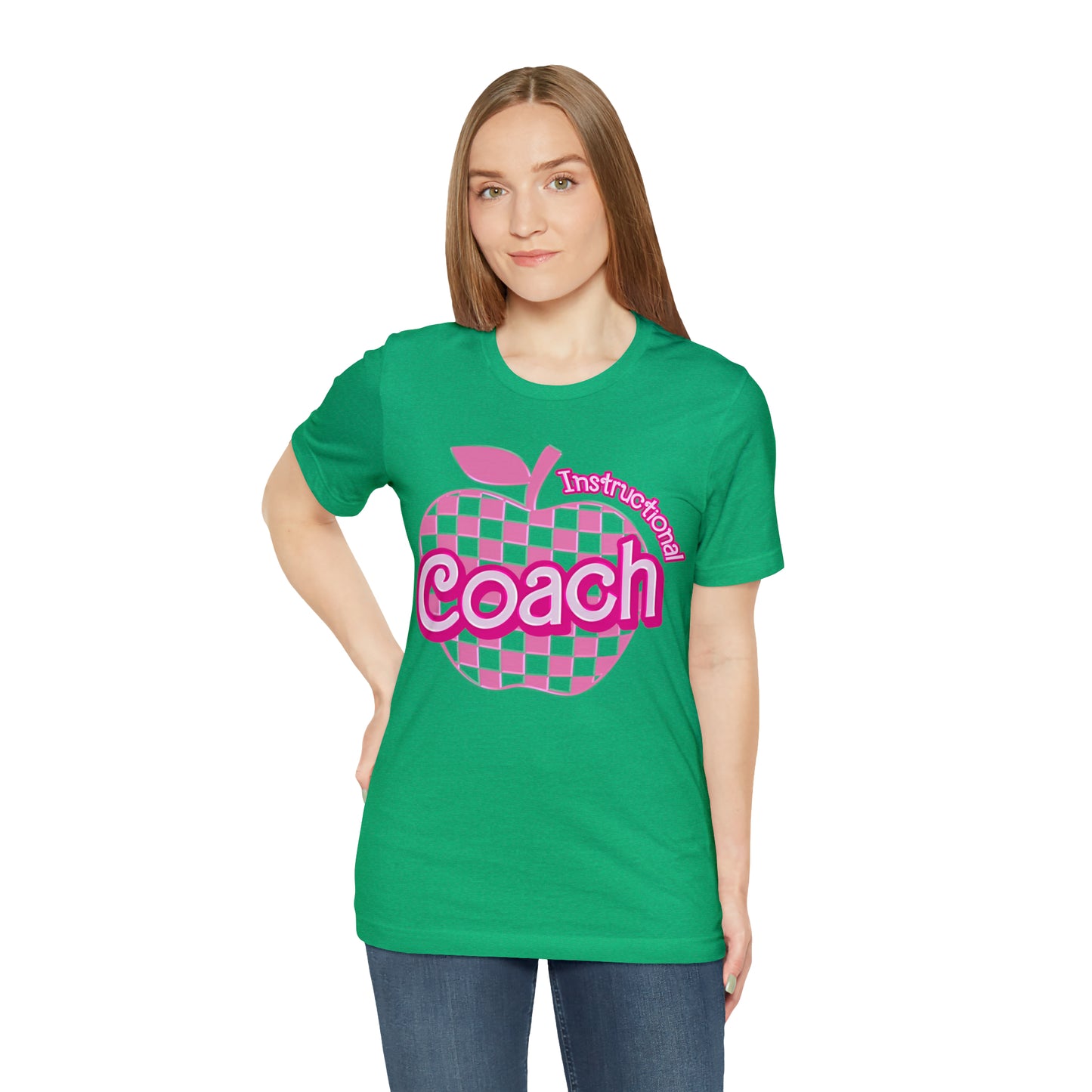 Instructional Coach shirt, Pink Sport Coach Shirt, Colorful Coaching shirt, 90s Cheer Coach shirt, Back To School Shirt, Teacher Gift, T819