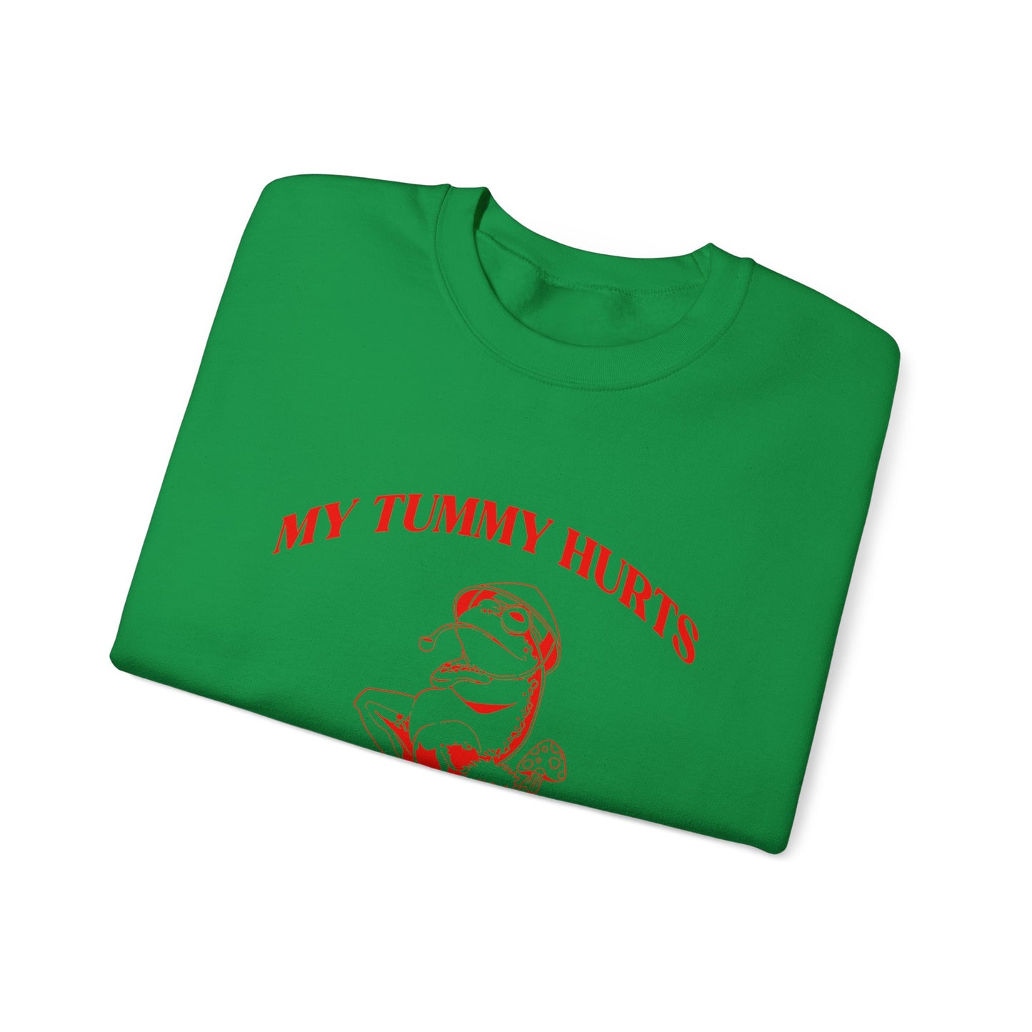 My Tummy Hurts But Im Really Being Brave About It Sweatshirt, Funny Bravery Sweatshirt, Chronic Illness Sweatshirt, Frog Sweatshirt, T1583