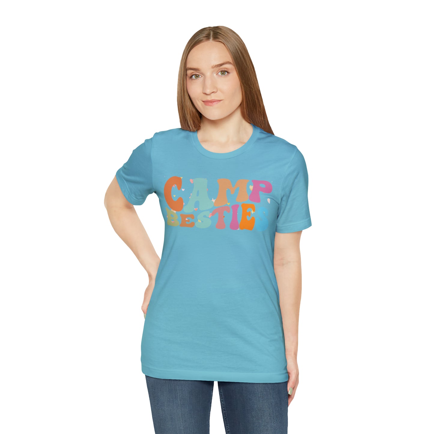 Best Friend Shirt, Gift for Best Friend, Camp Besties Shirt, BFF Shirt, Matching Besties Shirt, Retro Friend Shirt, T482