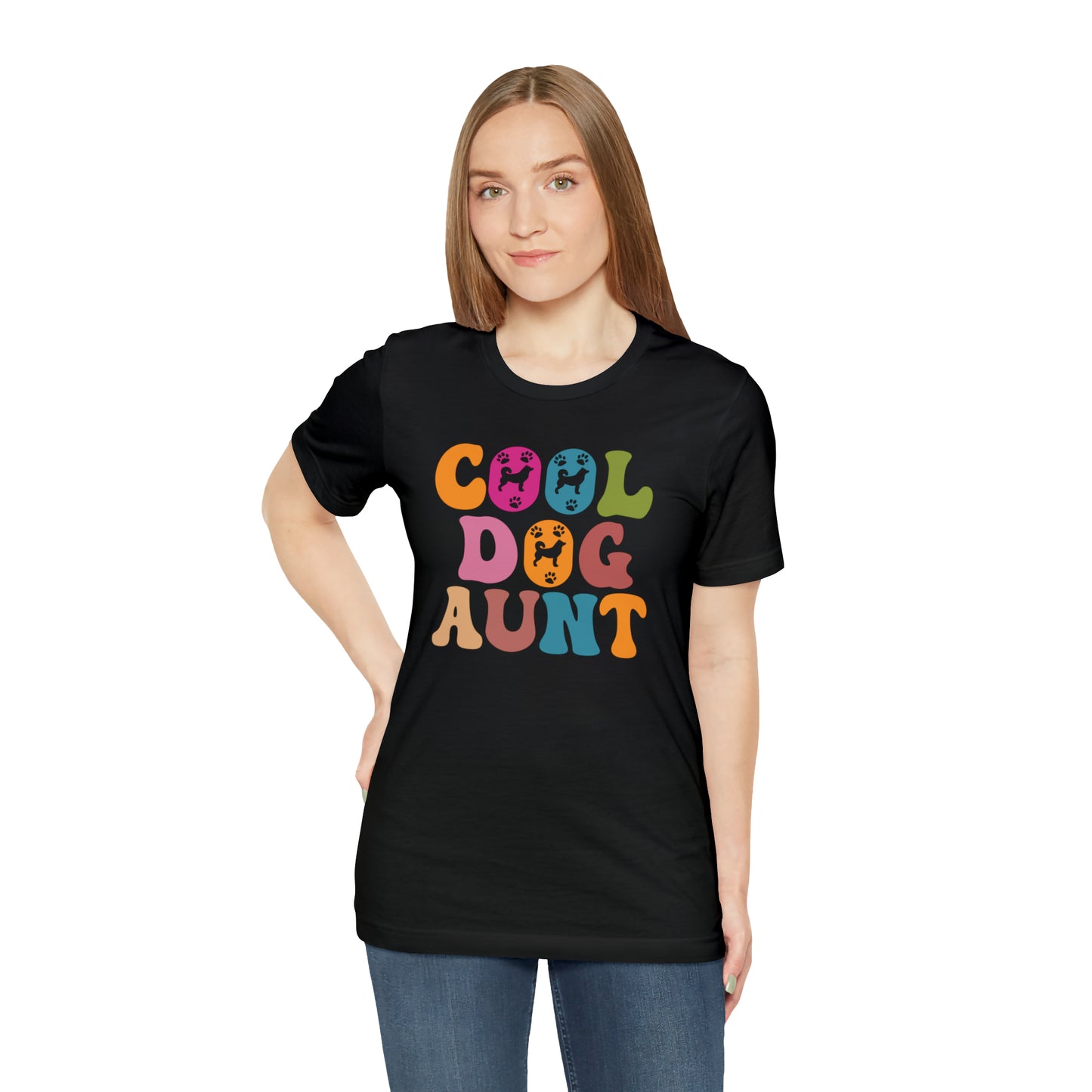 Cool Dog Aunt Shirt for Women, Dog Aunt Gift for Animal Lover, Dog Auntie Tee for Aunt, Funny Dog Lover Tee, T569