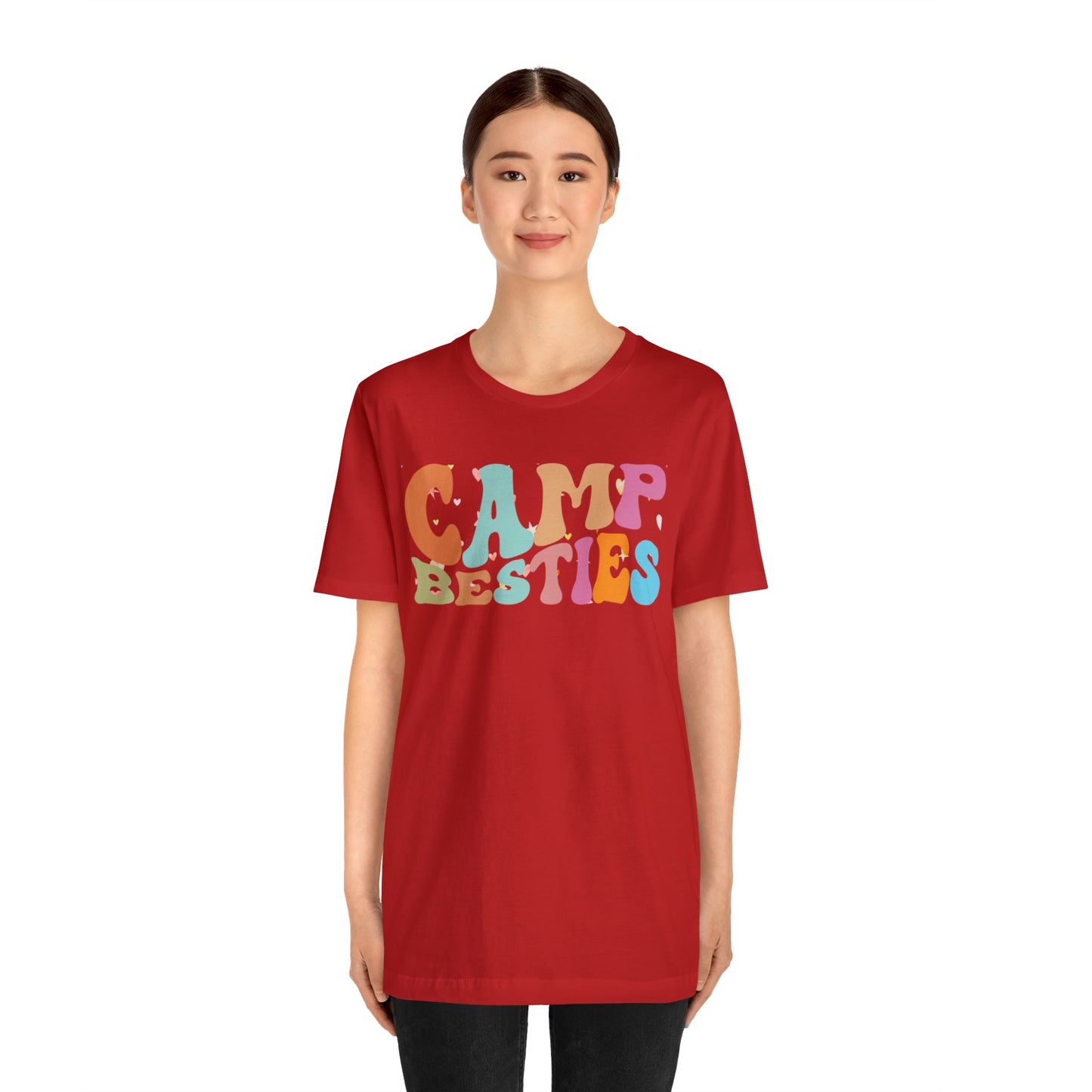 Best Friend Shirt, Gift for Best Friend, Camp Besties Shirt, BFF Shirt, Matching Besties Shirt, Retro Friend Shirt, T482