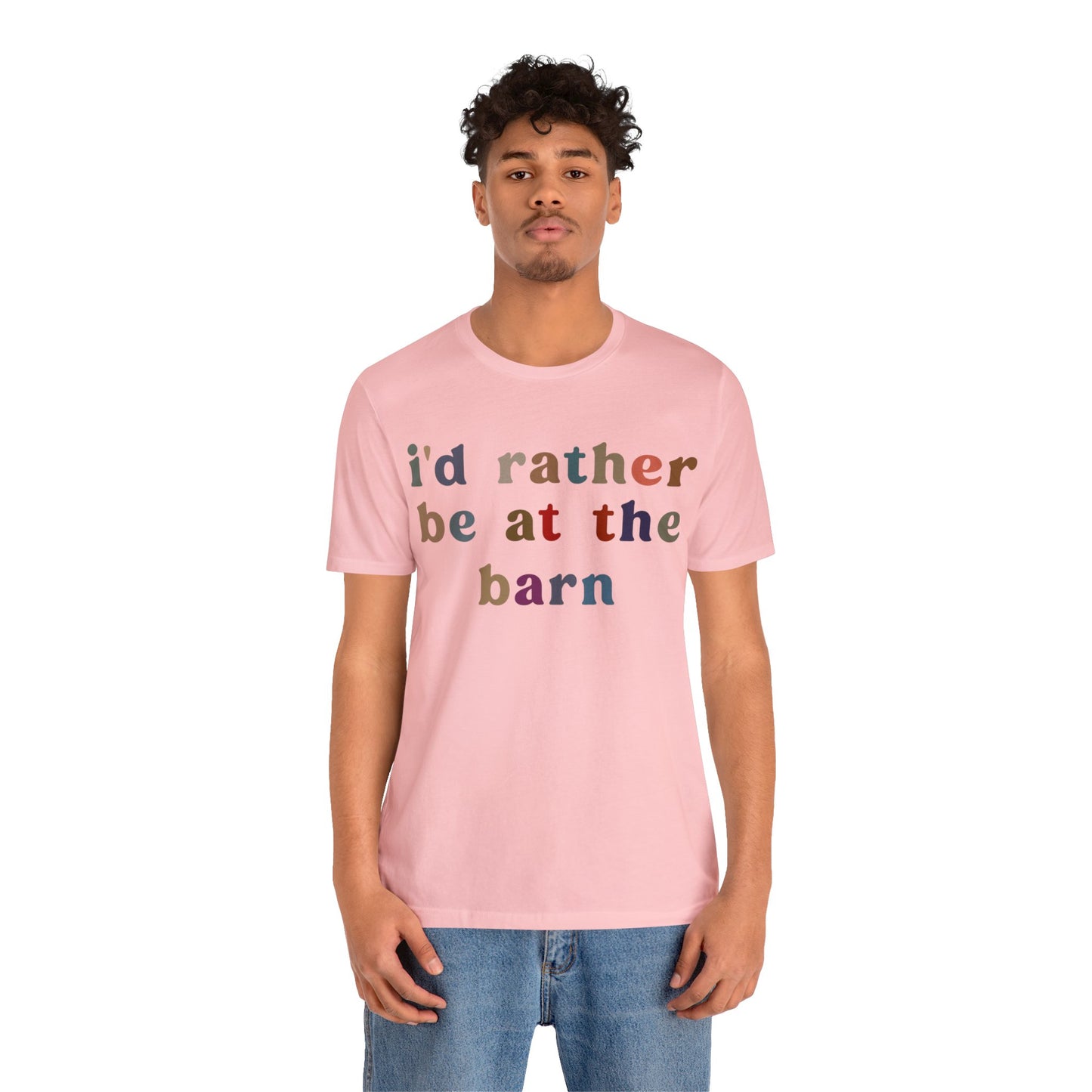 I’d Rather Be On My Barn Shirt, Country Mom Shirt, Farm Life Shirt, Farm Worker Shirt, Shirt for Mom, Horse Lover Shirt, T1201