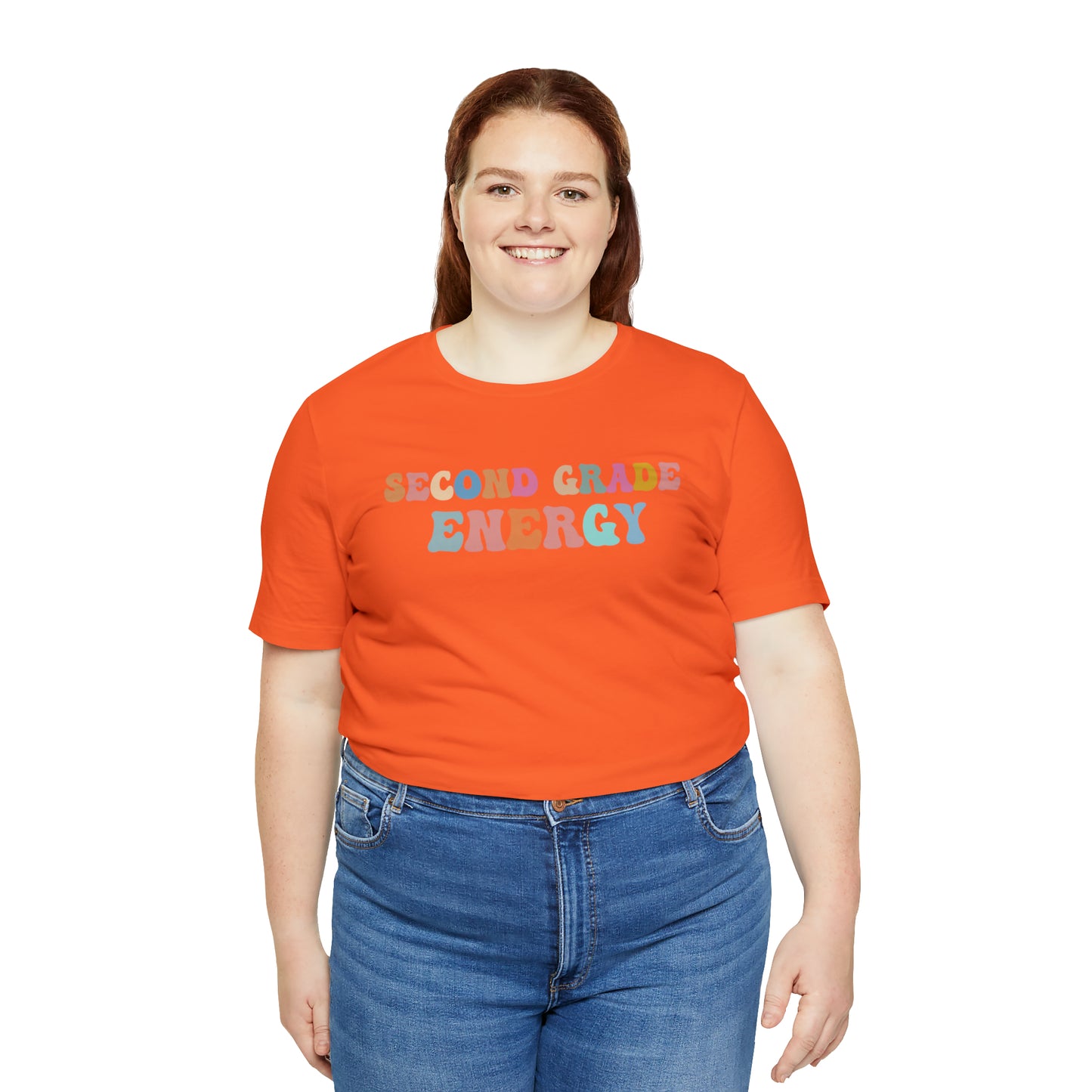 Cute Teacher Shirt, Second Grade Energy Shirt, Shirt for Second Grade, Teacher Appreciation Shirt, Best Teacher Shirt, T494