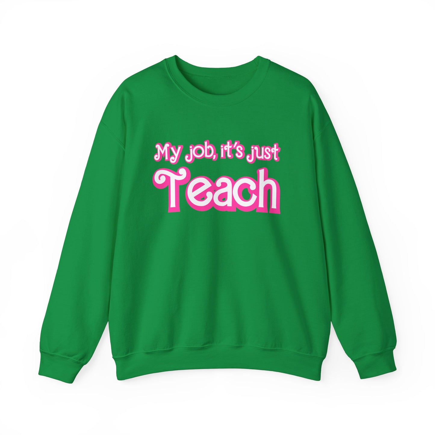 My Job is Teach Sweatshirt, Trendy Teacher Sweatshirt, Retro Back to school, Teacher Appreciation, Checkered Teacher Sweatshirt, S735