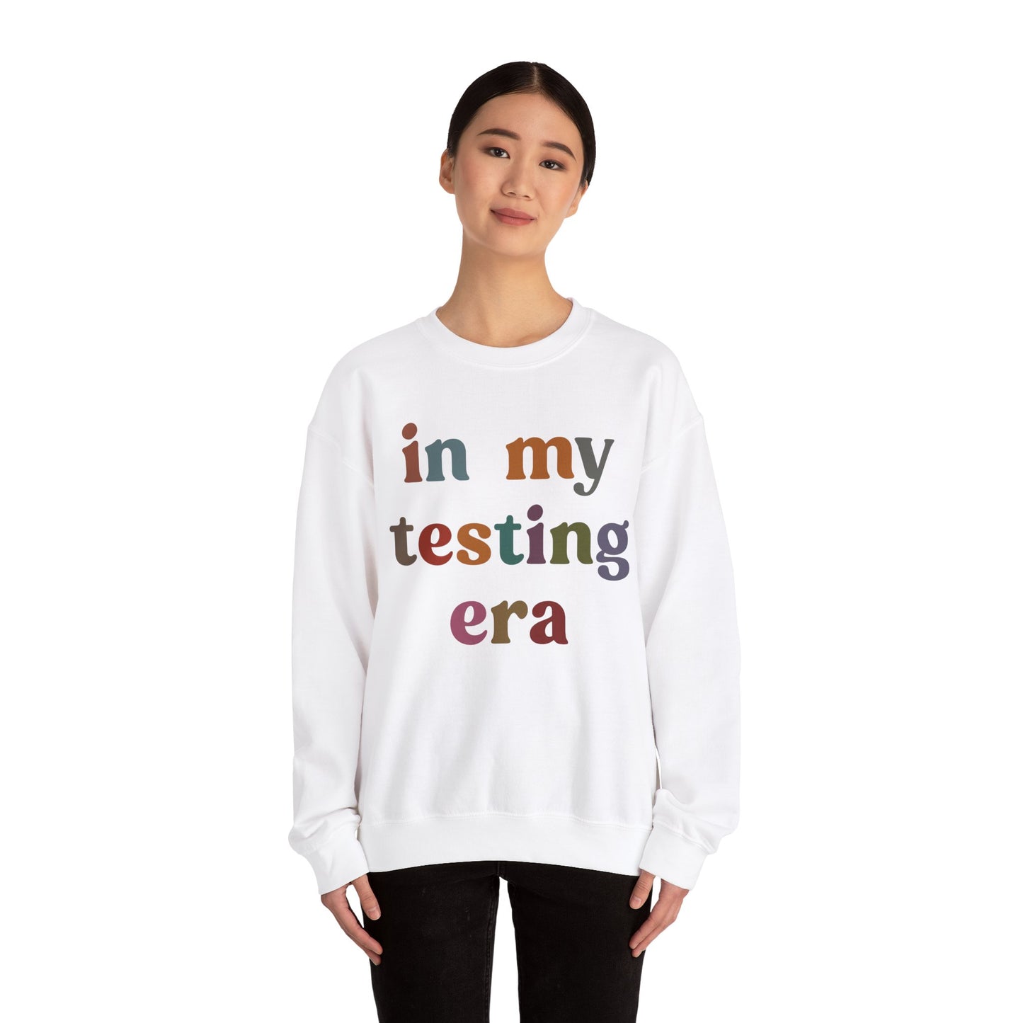In My Testing Era Sweatshirt, Exam Day Sweatshirt, Funny Teacher Sweatshirt, Teacher Appreciation Gift, Gift for Best Teachers, S1304