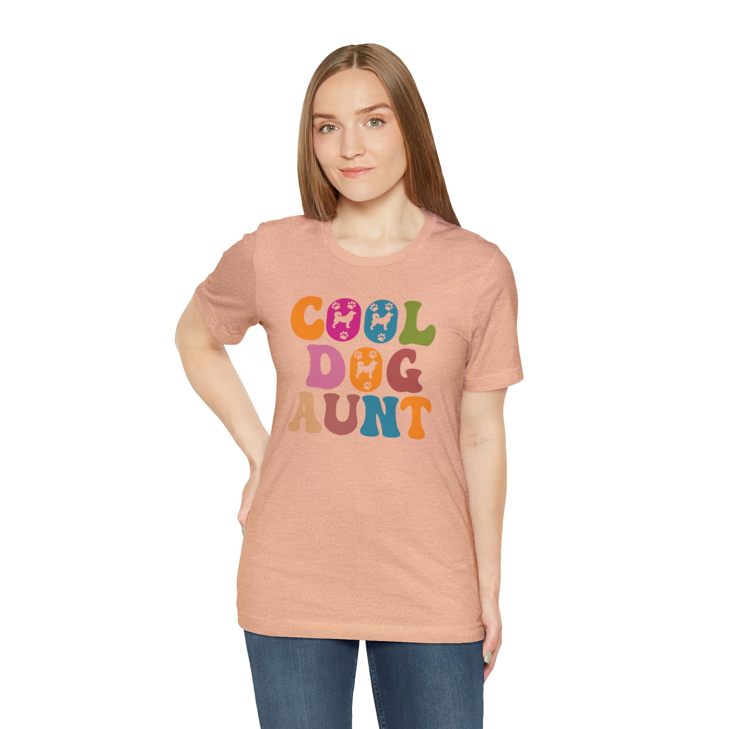 Cool Dog Aunt Shirt for Women, Dog Aunt Gift for Animal Lover, Dog Auntie Tee for Aunt, Funny Dog Lover Tee, T569