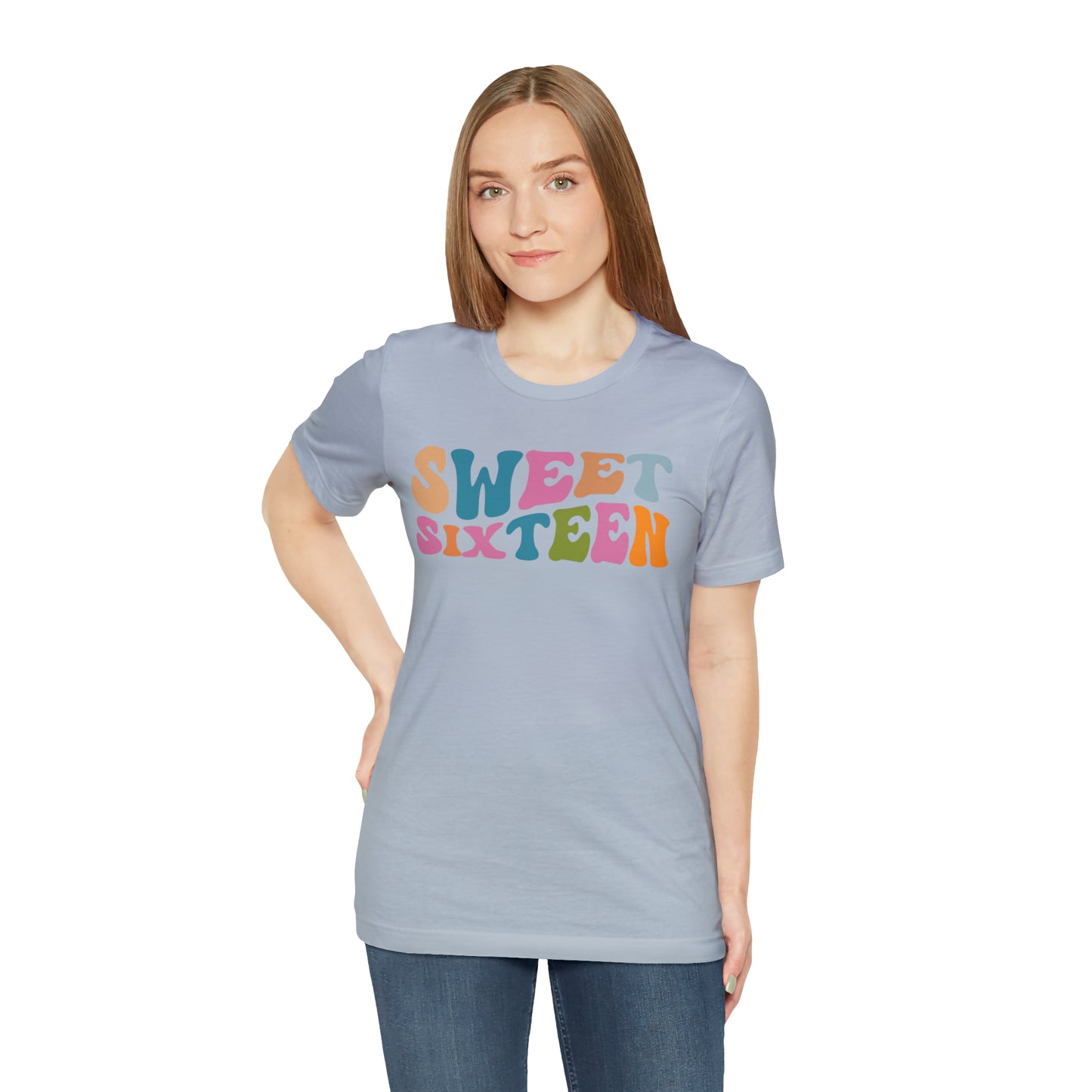 Sixteenth Birthday Gift, Sweet Sixteen Shirt for 16th Birthday Party, Cute Sweet 16 Gift for 16th Birthday TShirt for Daughter, T476