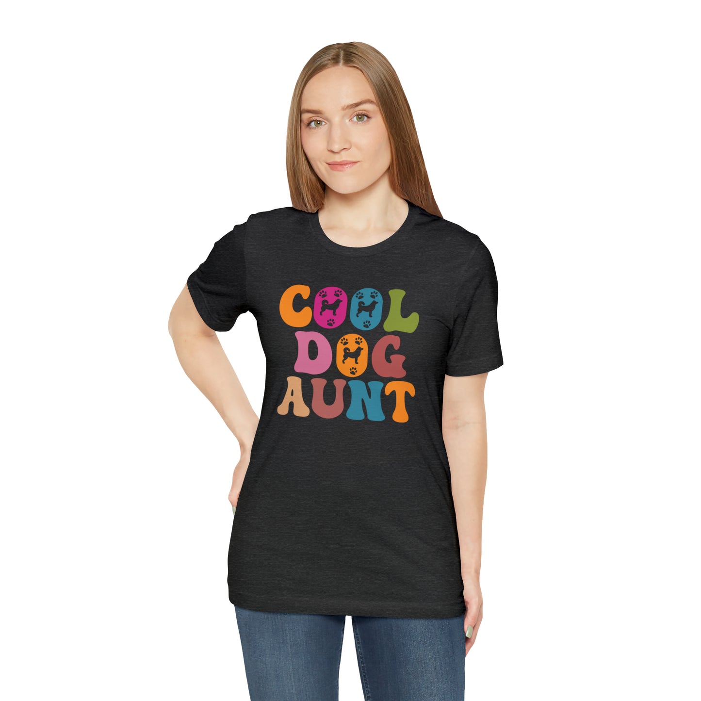 Cool Dog Aunt Shirt for Women, Dog Aunt Gift for Animal Lover, Dog Auntie Tee for Aunt, Funny Dog Lover Tee, T569