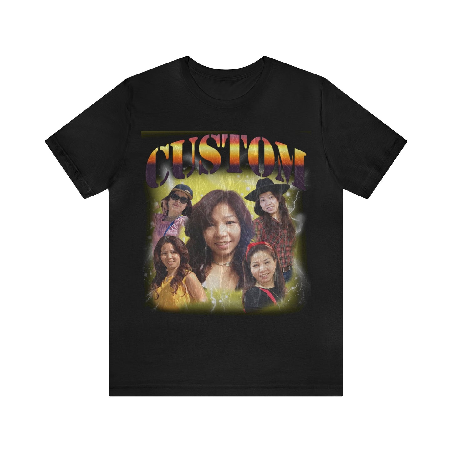 Retro Custom Bootleg Rap Tee, Custom Cat Shirt, Custom Cat Lover Gift, Custom Retro Portrait Shirt, Vintage Funny Bootleg Shirt, T1398