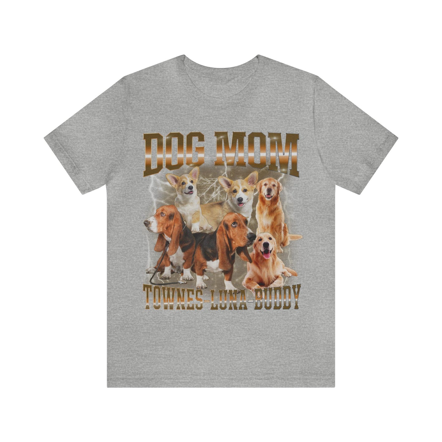 Custom Retro Dog Bootleg Shirt, Dog Mom Shirt, Dog Bootleg Retro 90's Tee, Custom Pet Photo, Custom Pet Portrait, Pet Lovers Gift, T1432