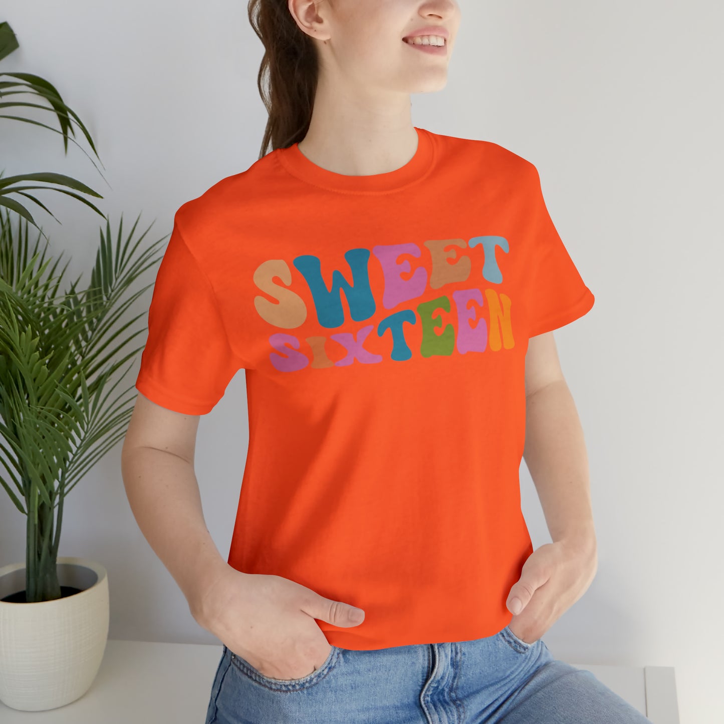 Sixteenth Birthday Gift, Sweet Sixteen Shirt for 16th Birthday Party, Cute Sweet 16 Gift for 16th Birthday TShirt for Daughter, T476