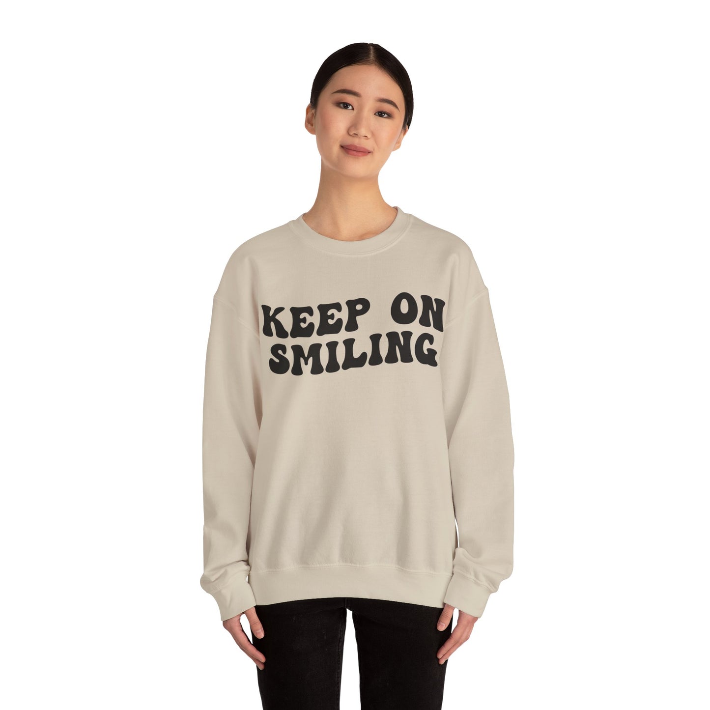 Keep On Smiling Sweatshirt, Encouragement Sweatshirt, Christian Mom Sweatshirt, Positivity Sweatshirt, Be Kind Sweatshirt, S1293