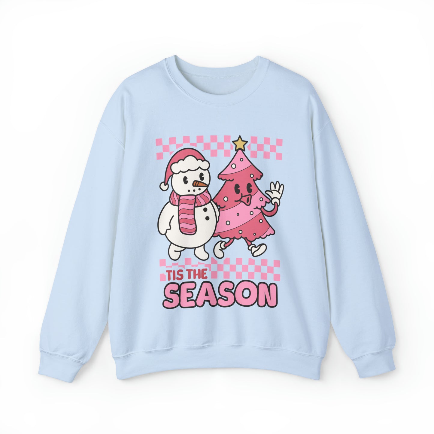 Christmas Tis The Season Sweatshirt, Merry Christmas Shirt, Christmas Tree Cake Sweater, Women Christmas, Christmas Cake Sweatshirt, SW879