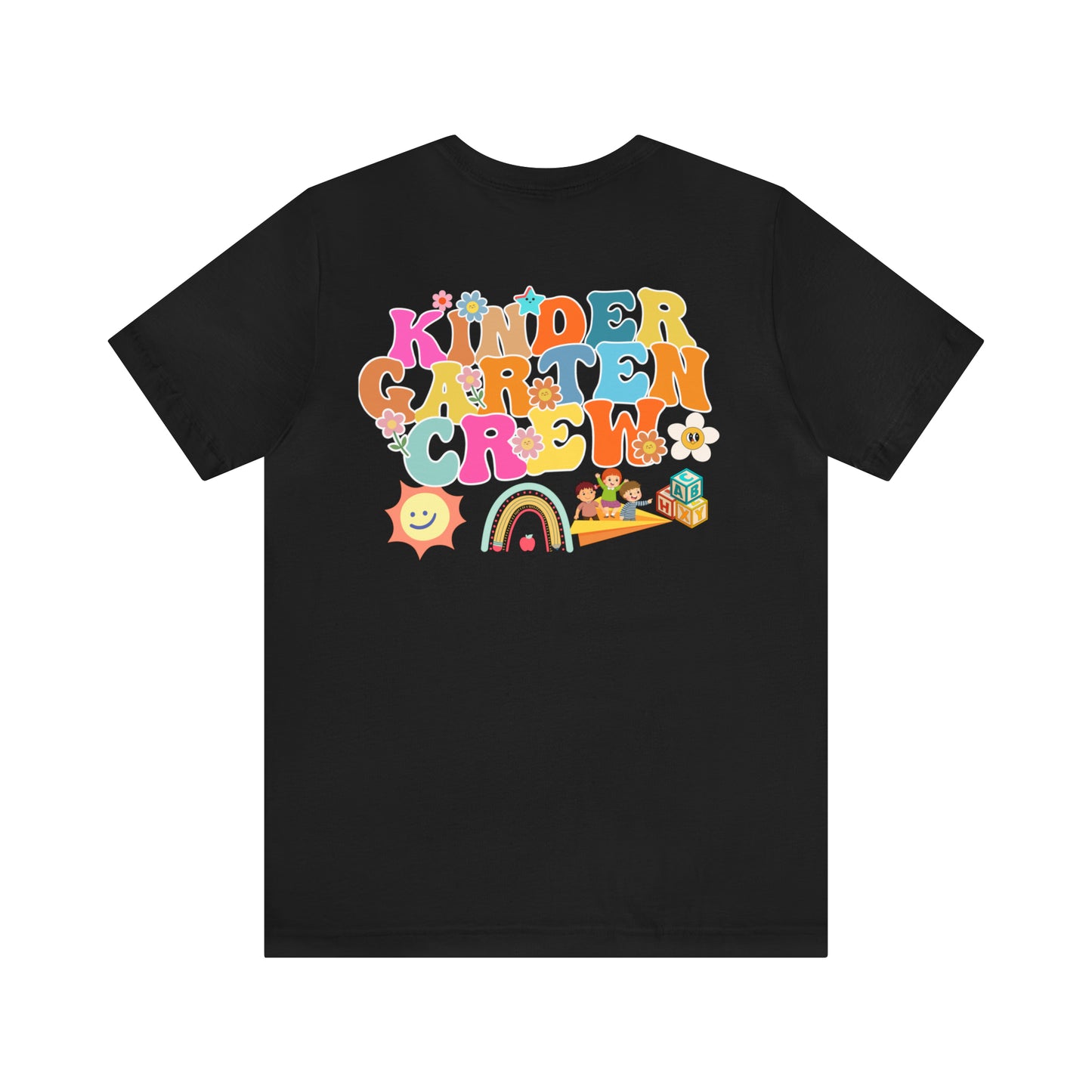 Custom Kindergarten Teacher Shirt, Cute Kindergarten Crew Shirt, Retro Teacher Shirt, Custom Teacher Appreciation Gift, T619