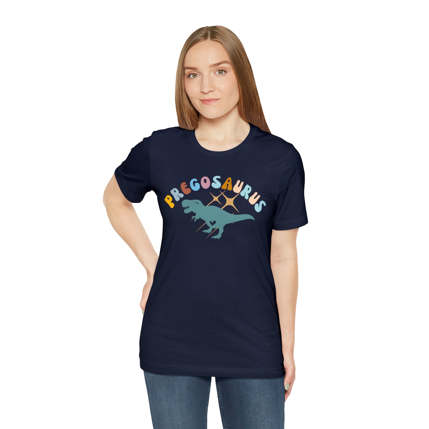 Funny Pregosaurus TShirt for Baby Shower, Funny Gift for Expecting Mom Shirt for Baby Announcement, T274