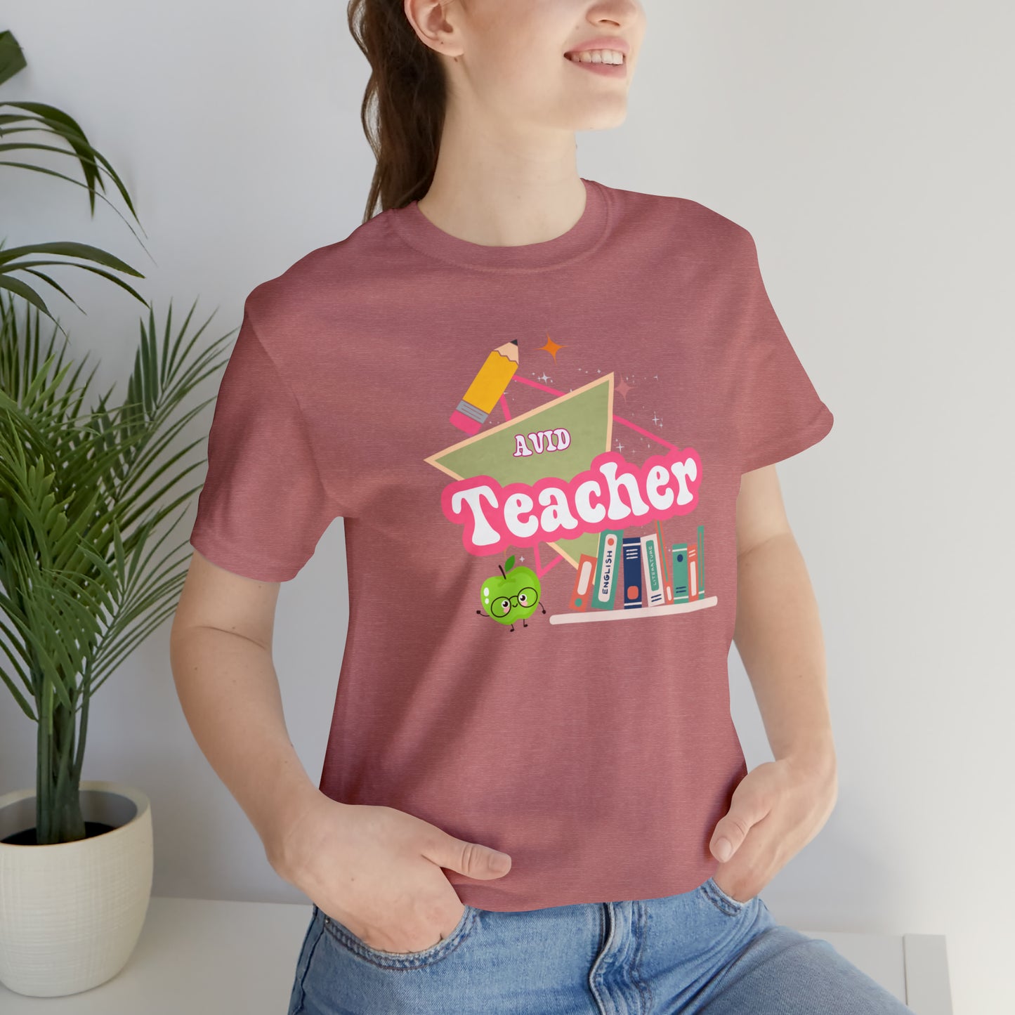 AVID shirt, 90s shirt, 90s teacher shirt, colorful school secretary shirt, colorful school shirt, T545