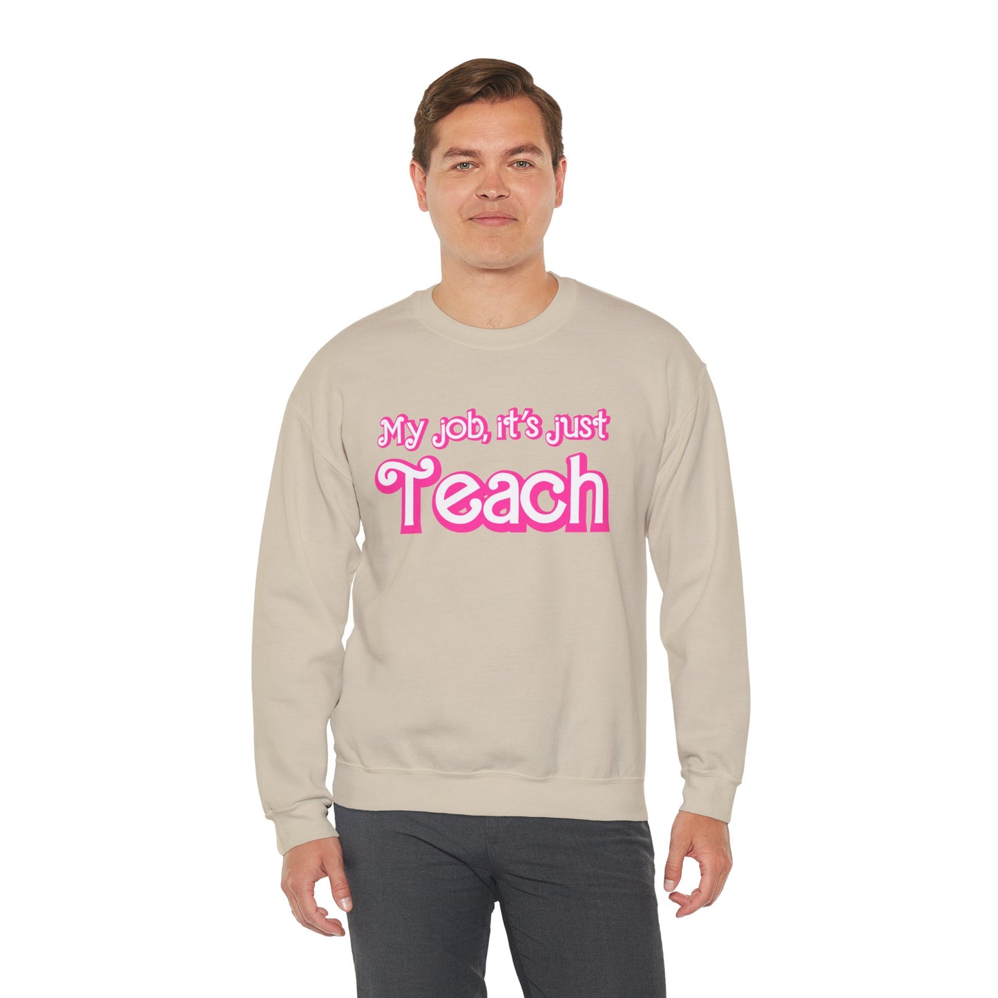 My Job is Teach Sweatshirt, Trendy Teacher Sweatshirt, Retro Back to school, Teacher Appreciation, Checkered Teacher Sweatshirt, S735