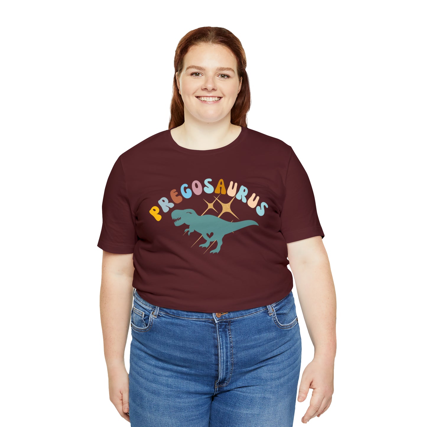 Funny Pregosaurus TShirt for Baby Shower, Funny Gift for Expecting Mom Shirt for Baby Announcement, T274