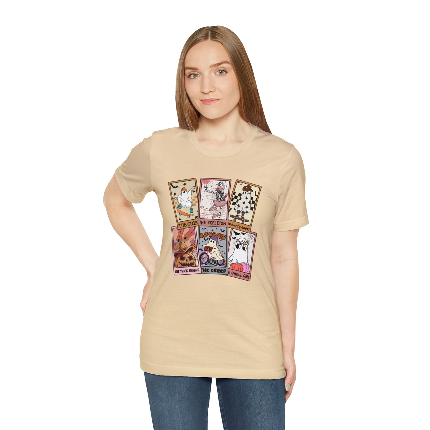 The Tarot Card Shirt, Skeleton Tarot Card Shirt, Tarot Card Lover Shirt, Skull Tarot Card Tee, Retro Halloween shirt, T612