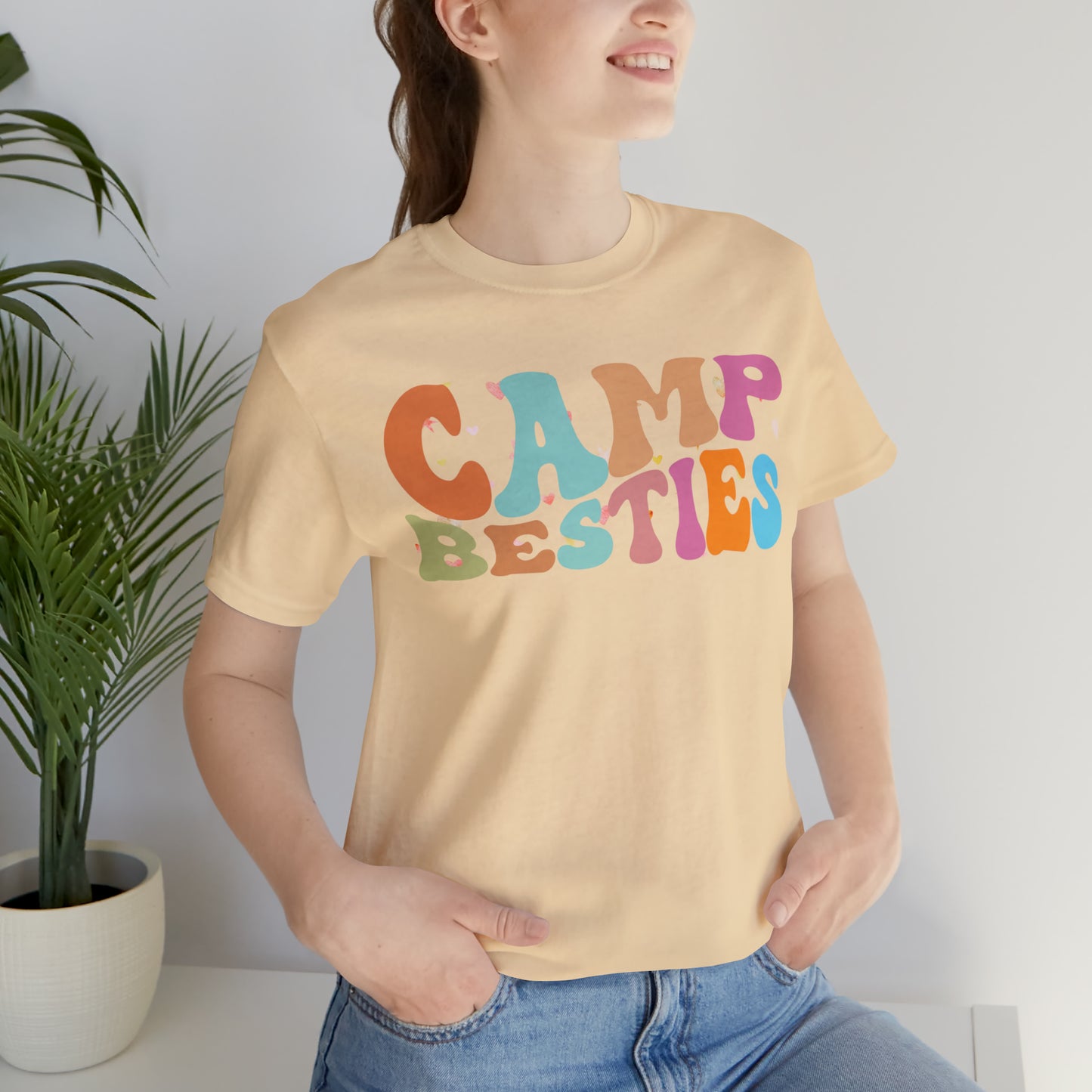 Best Friend Shirt, Gift for Best Friend, Camp Besties Shirt, BFF Shirt, Matching Besties Shirt, Retro Friend Shirt, T482