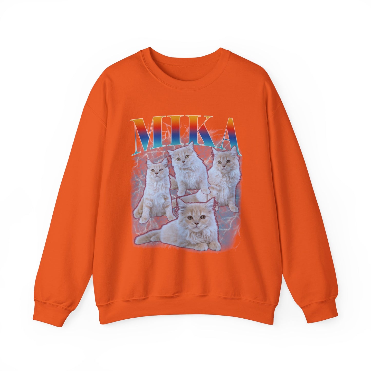 Pet Custom Vintage Sweatshirt, Custom Bootleg Rap Sweatshirt Cat Bootleg Retro 90's Sweatshirt Gift For Her Customize Pet Sweatshirt, SW1333