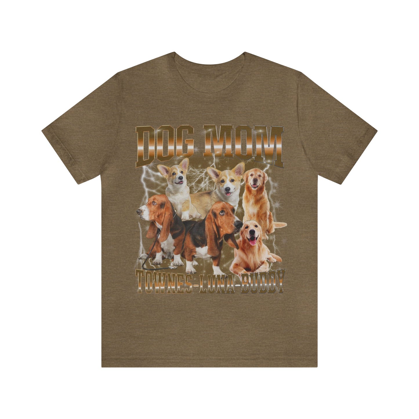 Custom Retro Dog Bootleg Shirt, Dog Mom Shirt, Dog Bootleg Retro 90's Tee, Custom Pet Photo, Custom Pet Portrait, Pet Lovers Gift, T1432