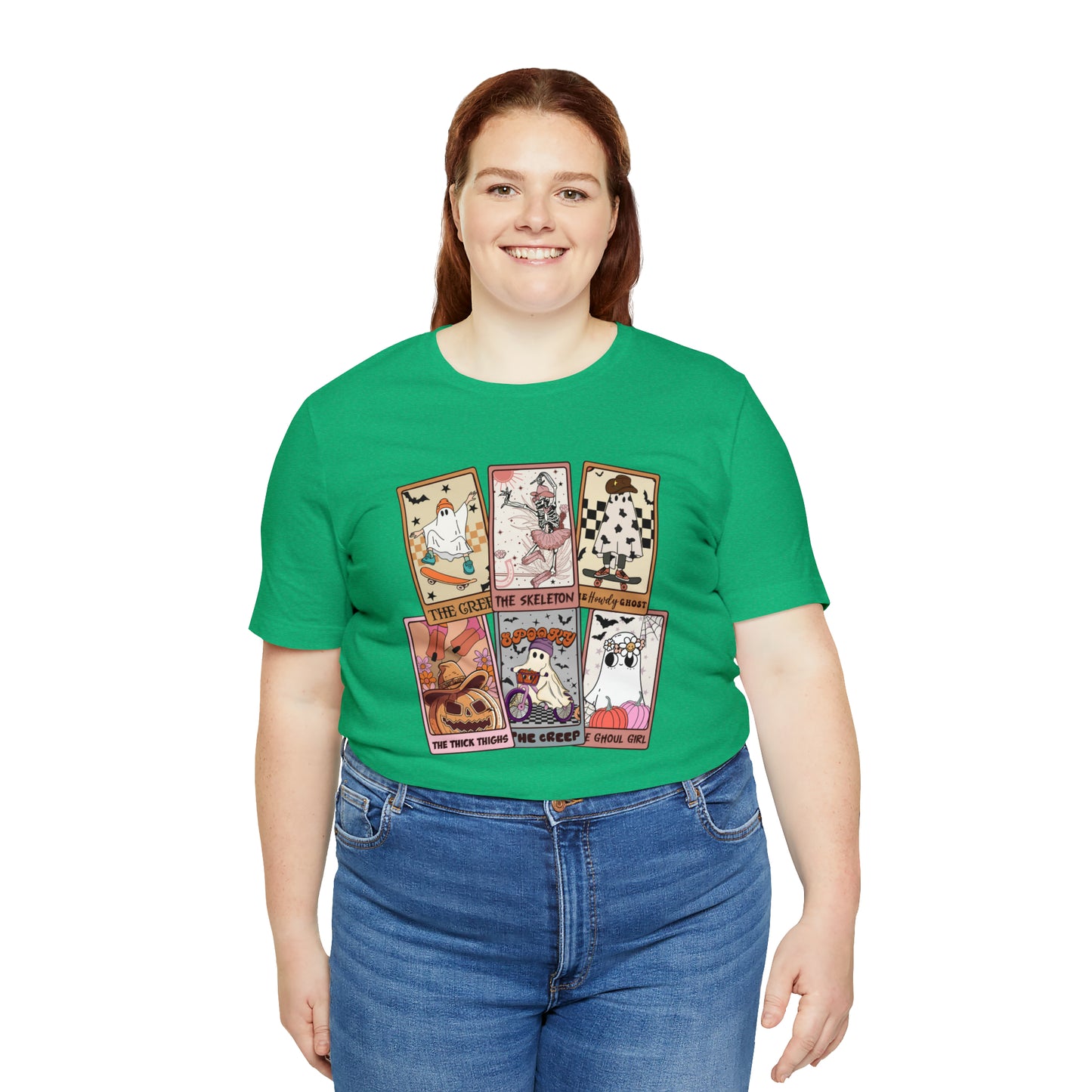 The Tarot Card Shirt, Skeleton Tarot Card Shirt, Tarot Card Lover Shirt, Skull Tarot Card Tee, Retro Halloween shirt, T612