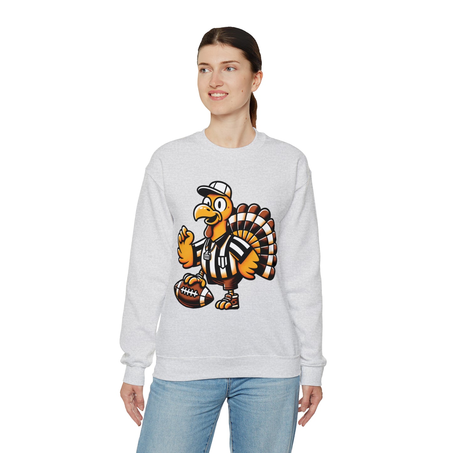 Turkey and Touchdowns Sweatshirt, Thanksgiving Football Sweatshirt, Turkey Football Sweatshirt, Football Shirt, Football Lover, SW859