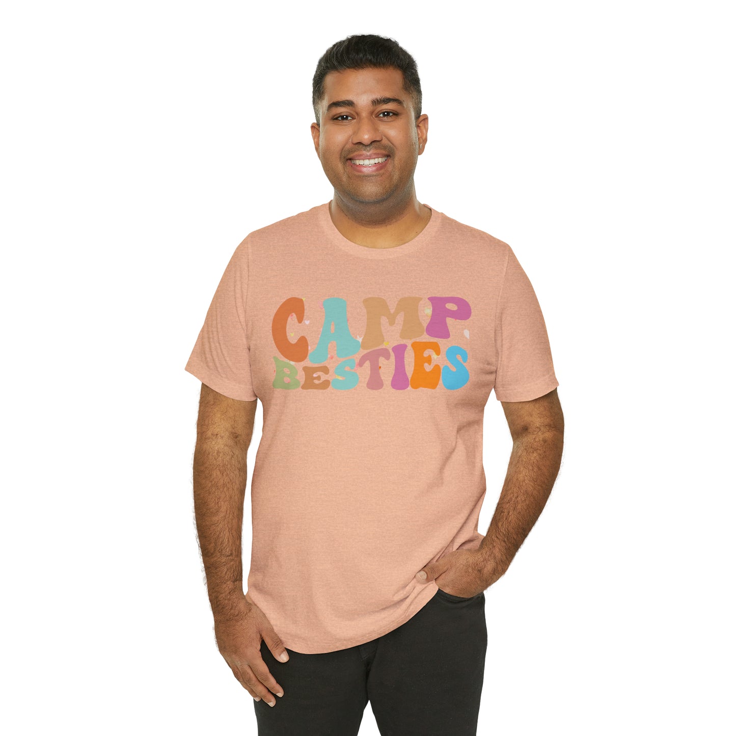 Best Friend Shirt, Gift for Best Friend, Camp Besties Shirt, BFF Shirt, Matching Besties Shirt, Retro Friend Shirt, T482