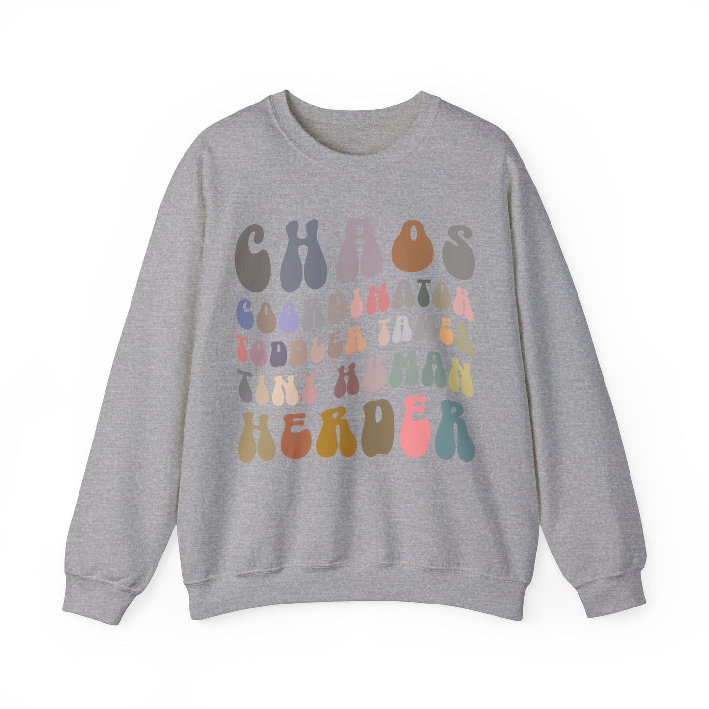 Chaos Coordinator Toddler Tamer Tiny Human Herder Sweatshirt, Kindergarten Teacher Sweatshirt, Toddler Sweatshirt, Mom Sweatshirt, S1282