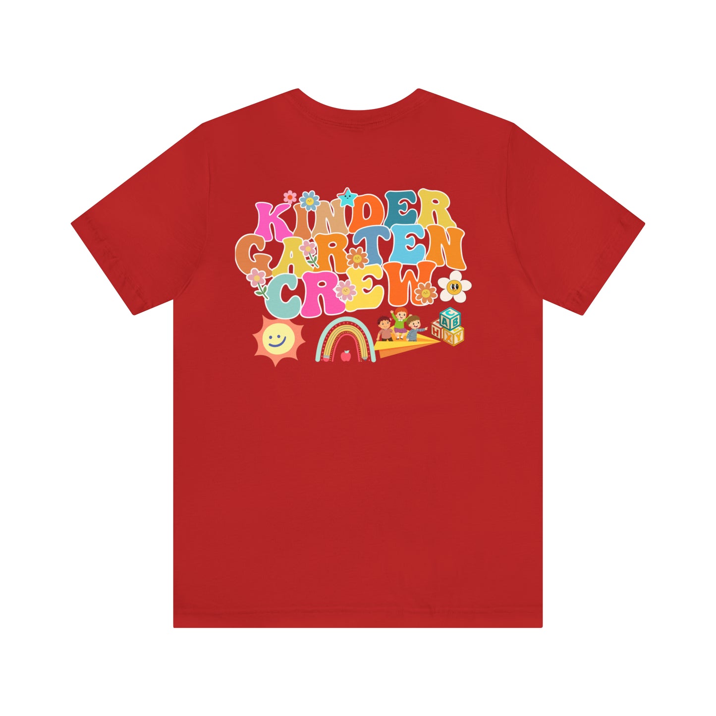 Custom Kindergarten Teacher Shirt, Cute Kindergarten Crew Shirt, Retro Teacher Shirt, Custom Teacher Appreciation Gift, T619