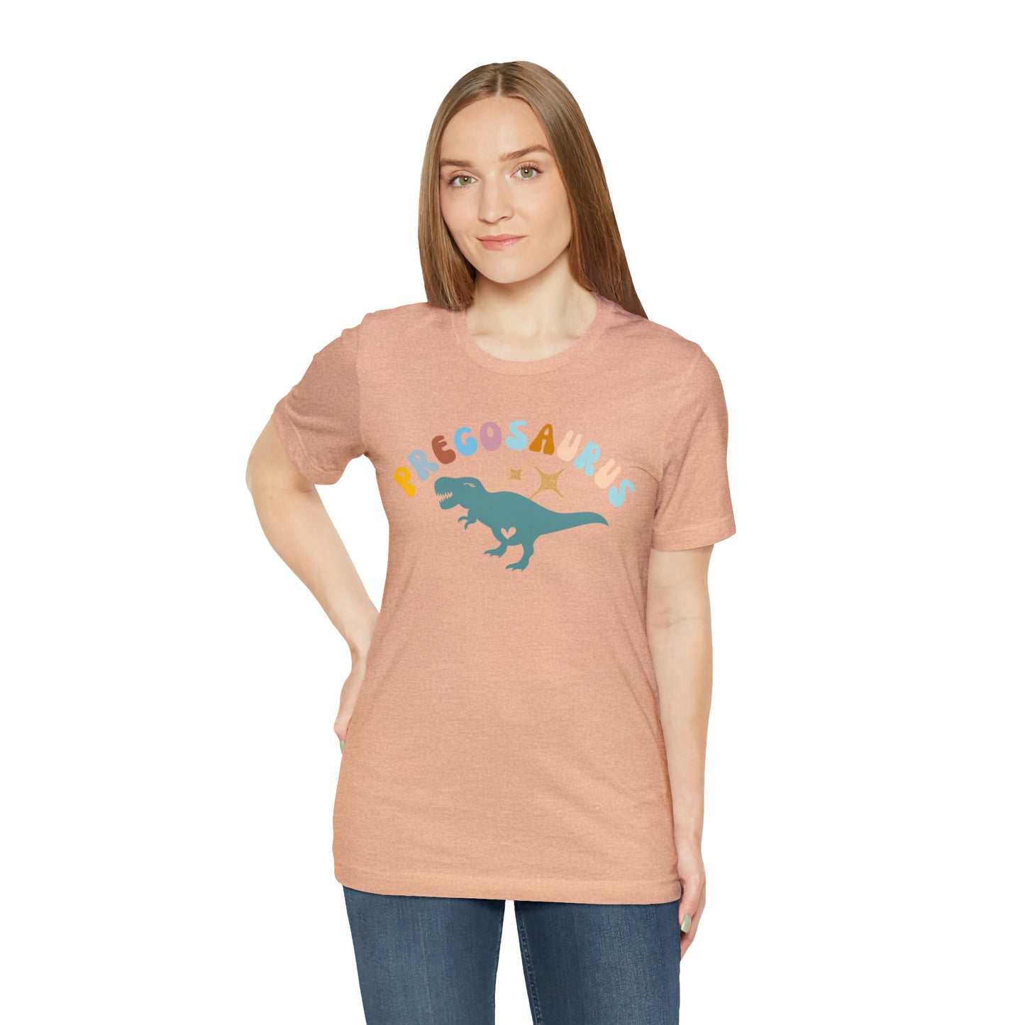 Funny Pregosaurus TShirt for Baby Shower, Funny Gift for Expecting Mom Shirt for Baby Announcement, T274