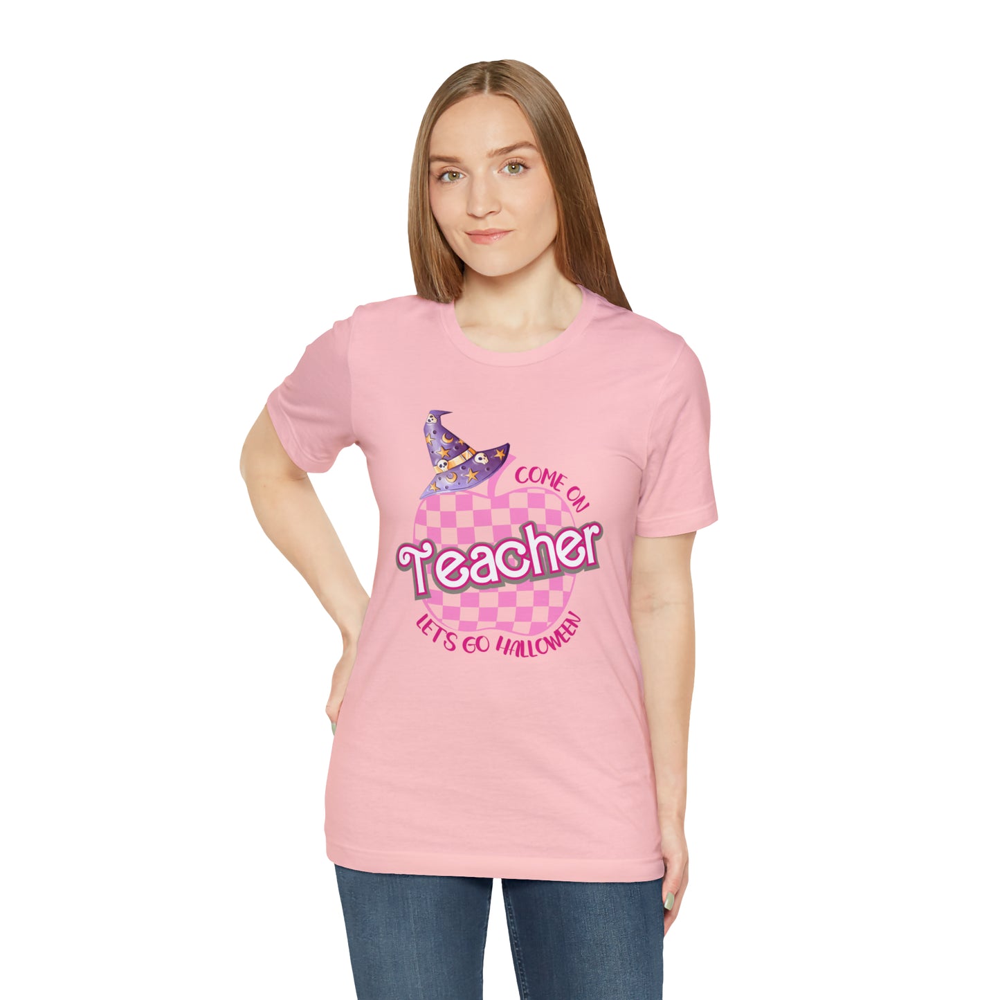Come On Let's Go Halloween Shirt, Trendy Teacher shirt, Retro Back to school, Teacher Halloween gift shirt , T726