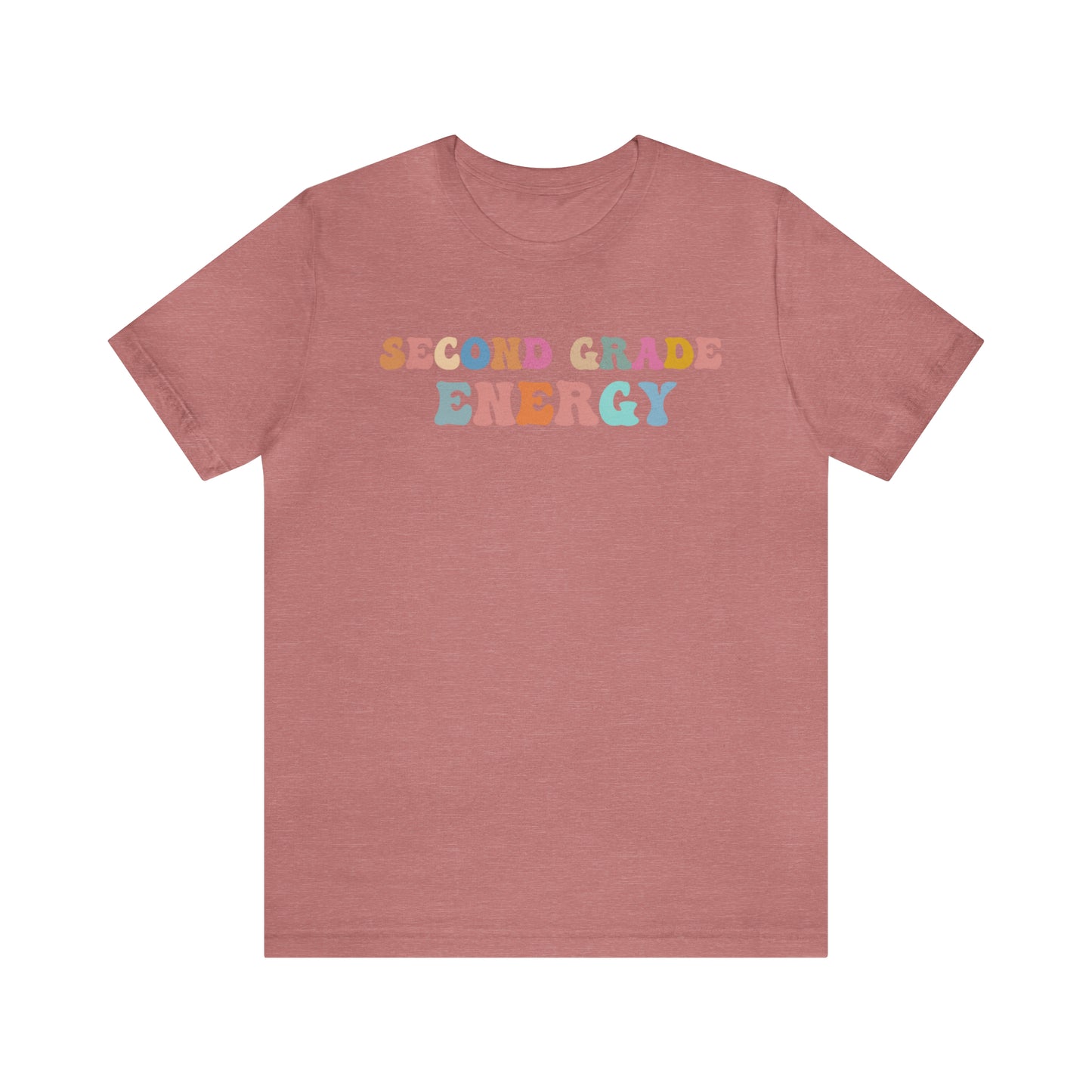 Cute Teacher Shirt, Second Grade Energy Shirt, Shirt for Second Grade, Teacher Appreciation Shirt, Best Teacher Shirt, T494