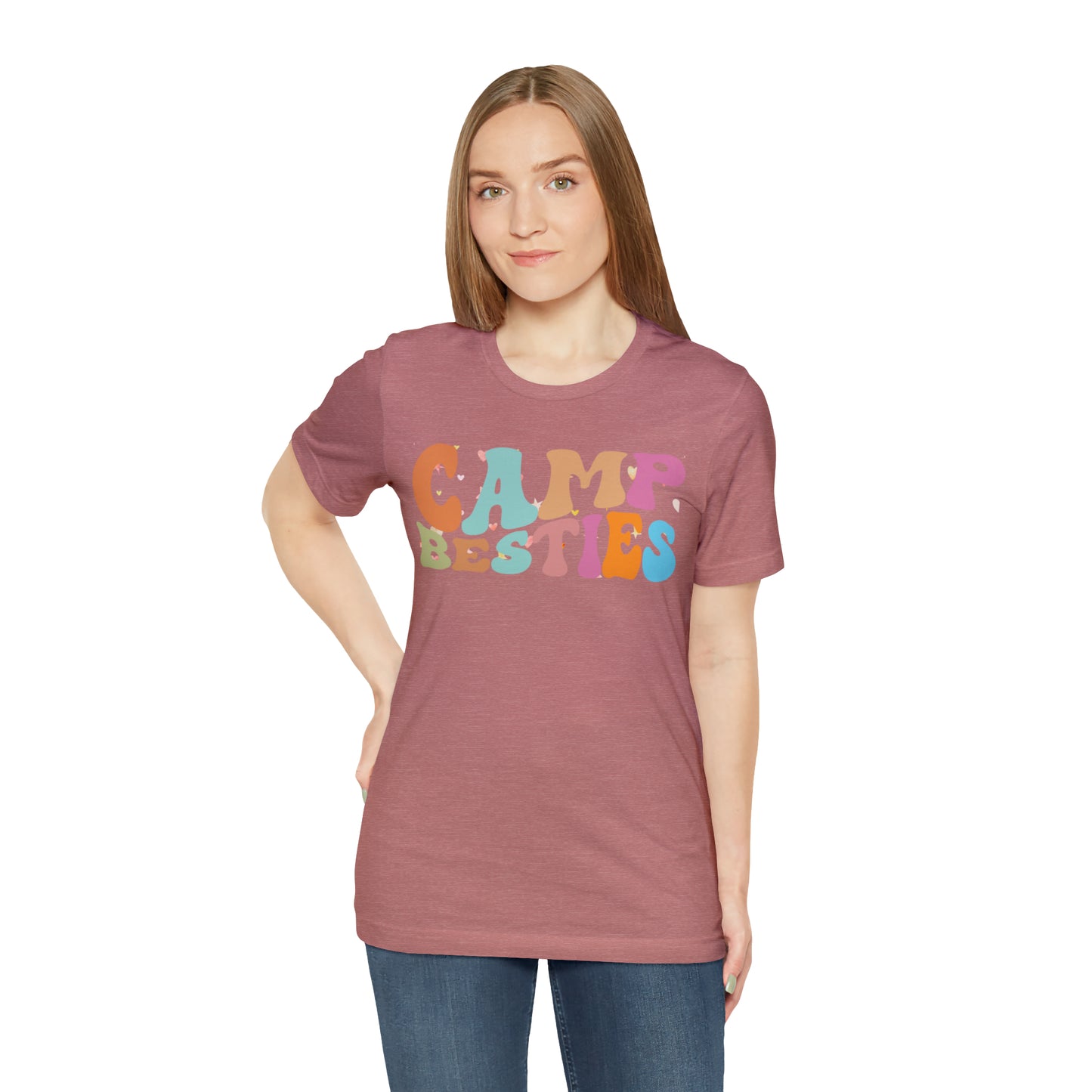 Best Friend Shirt, Gift for Best Friend, Camp Besties Shirt, BFF Shirt, Matching Besties Shirt, Retro Friend Shirt, T482