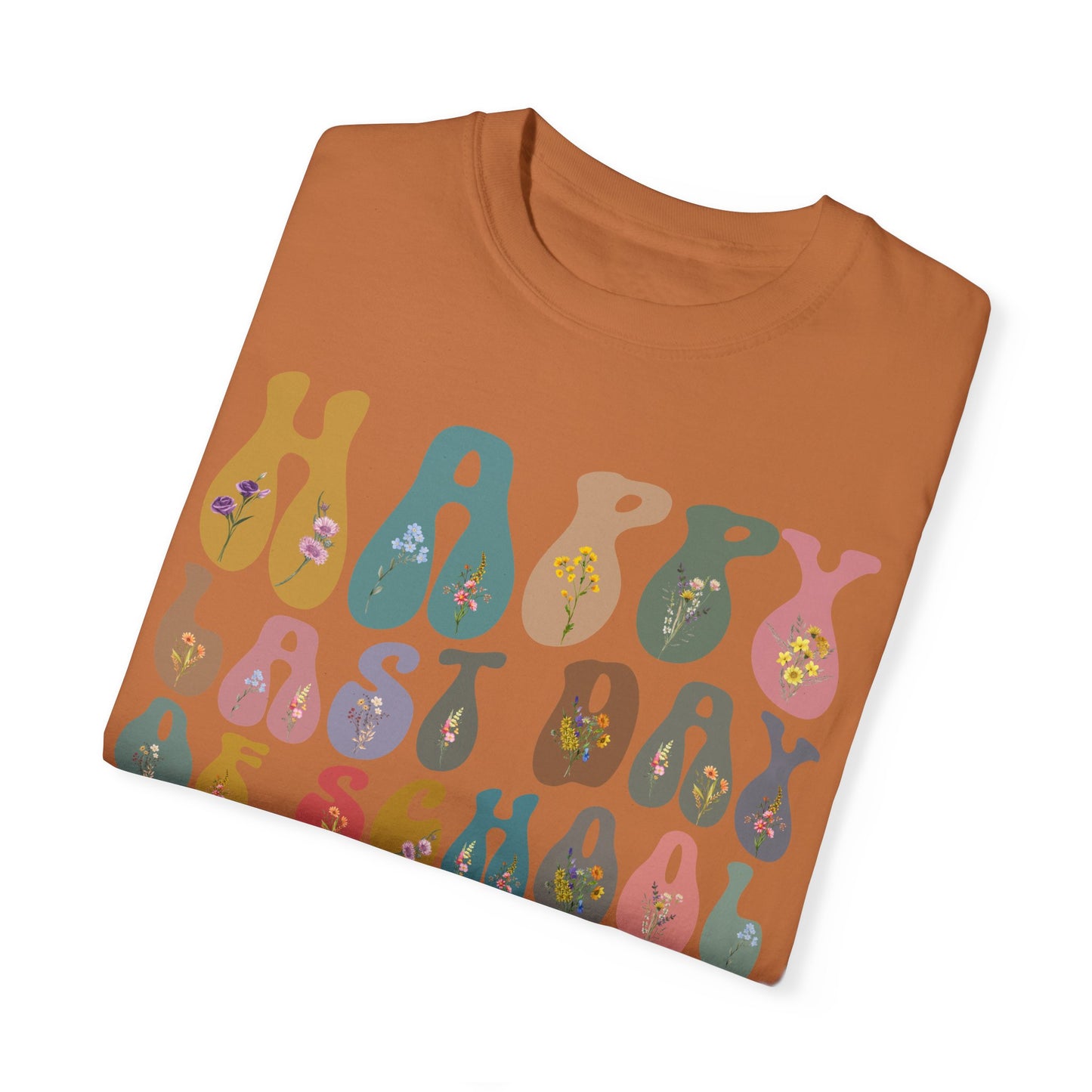 Retro Happy Last Day of School Shirts, End of Year Teacher Gift, Vintage Teacher Shirt, Comfort Colors Kindergarten Graduation Gift, CC1621