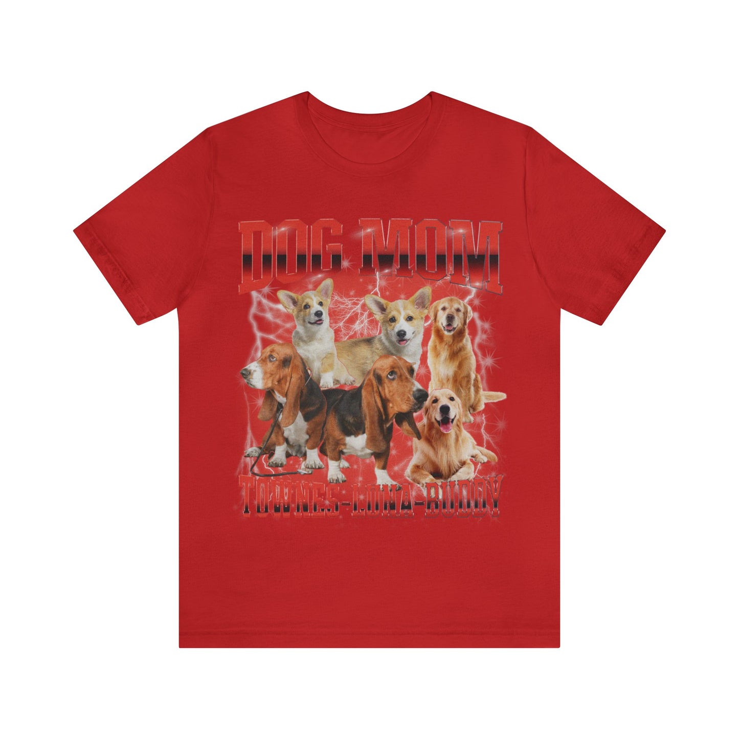 Custom Retro Dog Bootleg Shirt, Dog Mom Shirt, Dog Bootleg Retro 90's Tee, Custom Pet Photo, Custom Pet Portrait, Pet Lovers Gift, T1430