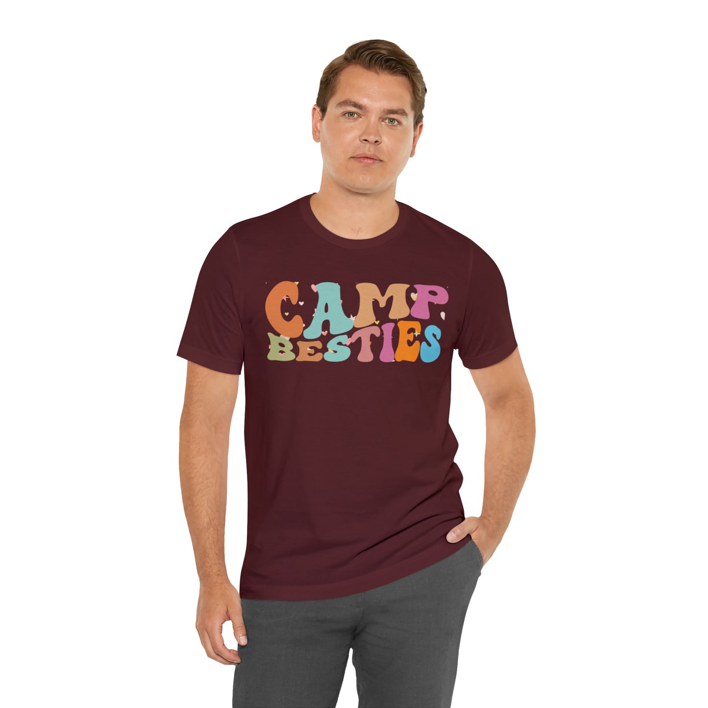 Best Friend Shirt, Gift for Best Friend, Camp Besties Shirt, BFF Shirt, Matching Besties Shirt, Retro Friend Shirt, T482