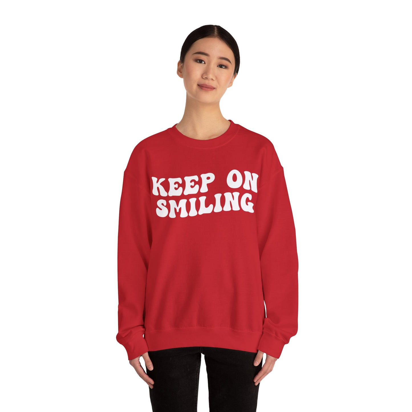 Keep On Smiling Sweatshirt, Encouragement Sweatshirt, Christian Mom Sweatshirt, Positivity Sweatshirt, Be Kind Sweatshirt, S1293