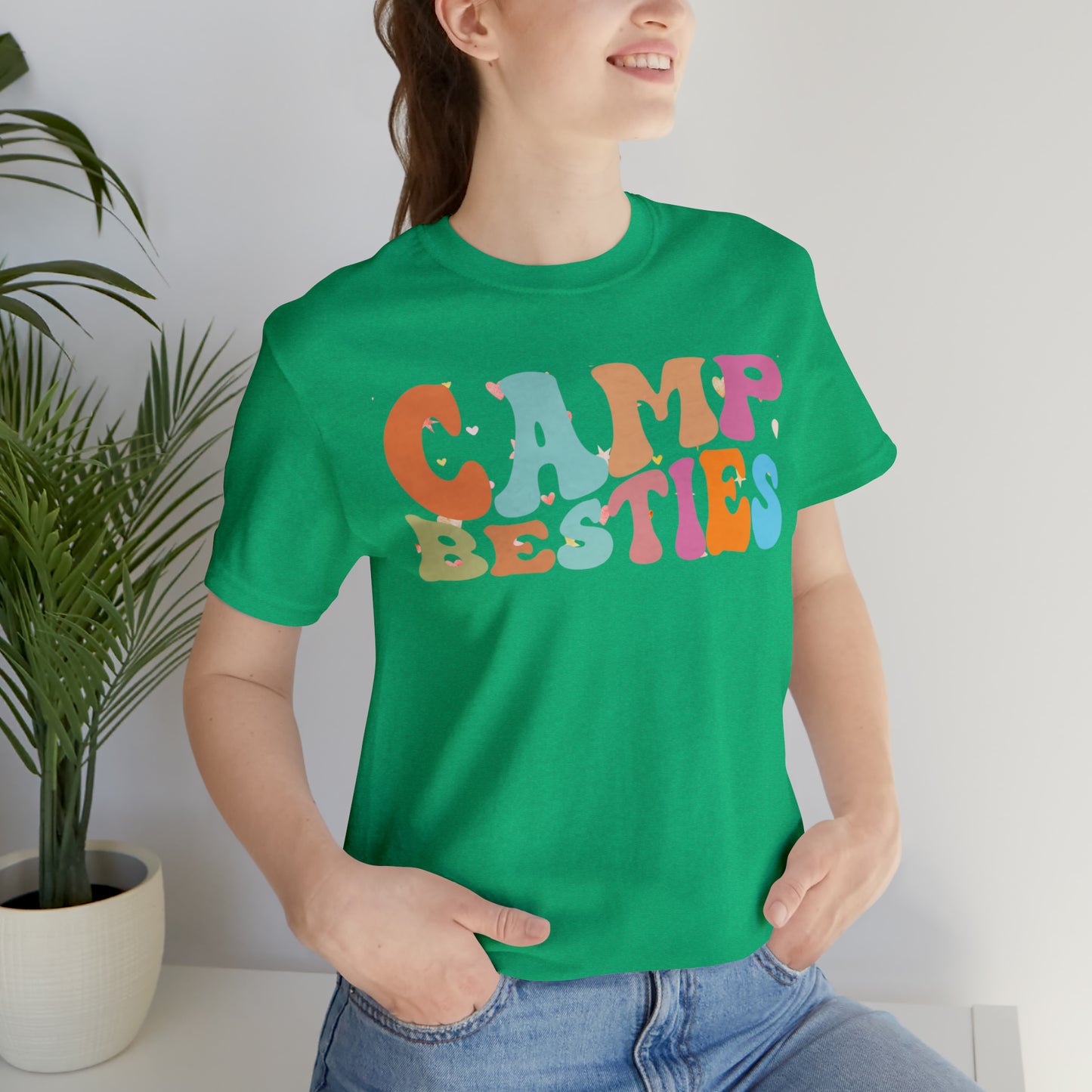Best Friend Shirt, Gift for Best Friend, Camp Besties Shirt, BFF Shirt, Matching Besties Shirt, Retro Friend Shirt, T482