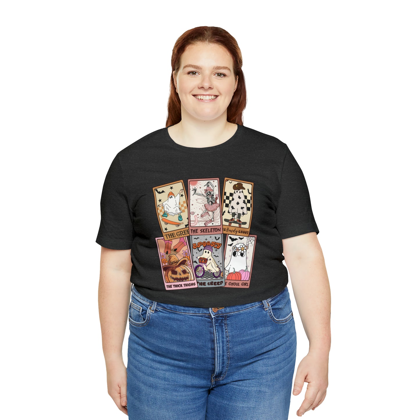 The Tarot Card Shirt, Skeleton Tarot Card Shirt, Tarot Card Lover Shirt, Skull Tarot Card Tee, Retro Halloween shirt, T612