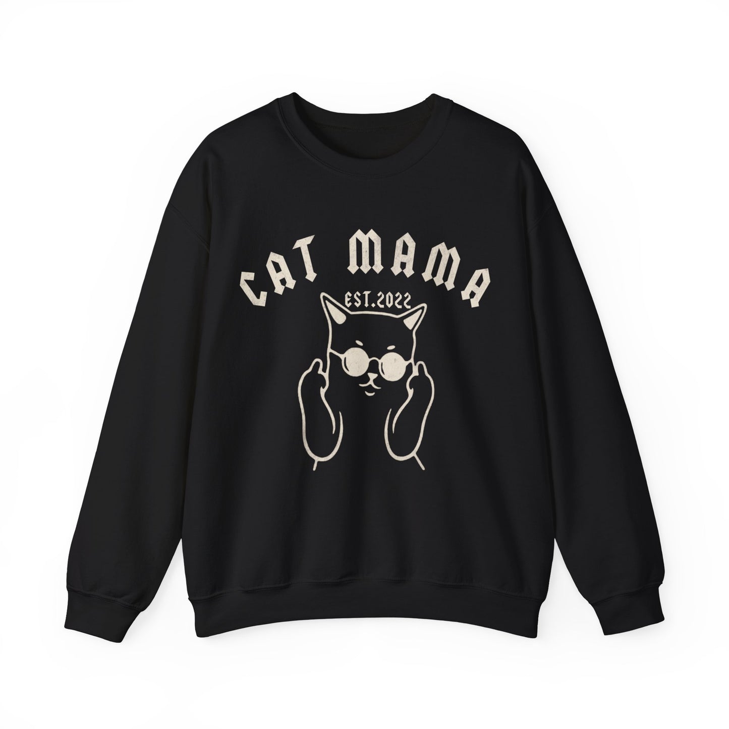 Custom Retro Cat Mom Sweatshirt, Personalized Retro Cat Mom Sweatshirt, Custom Cat Sweatshirt, Cat Lovers Sweatshirt, S1255