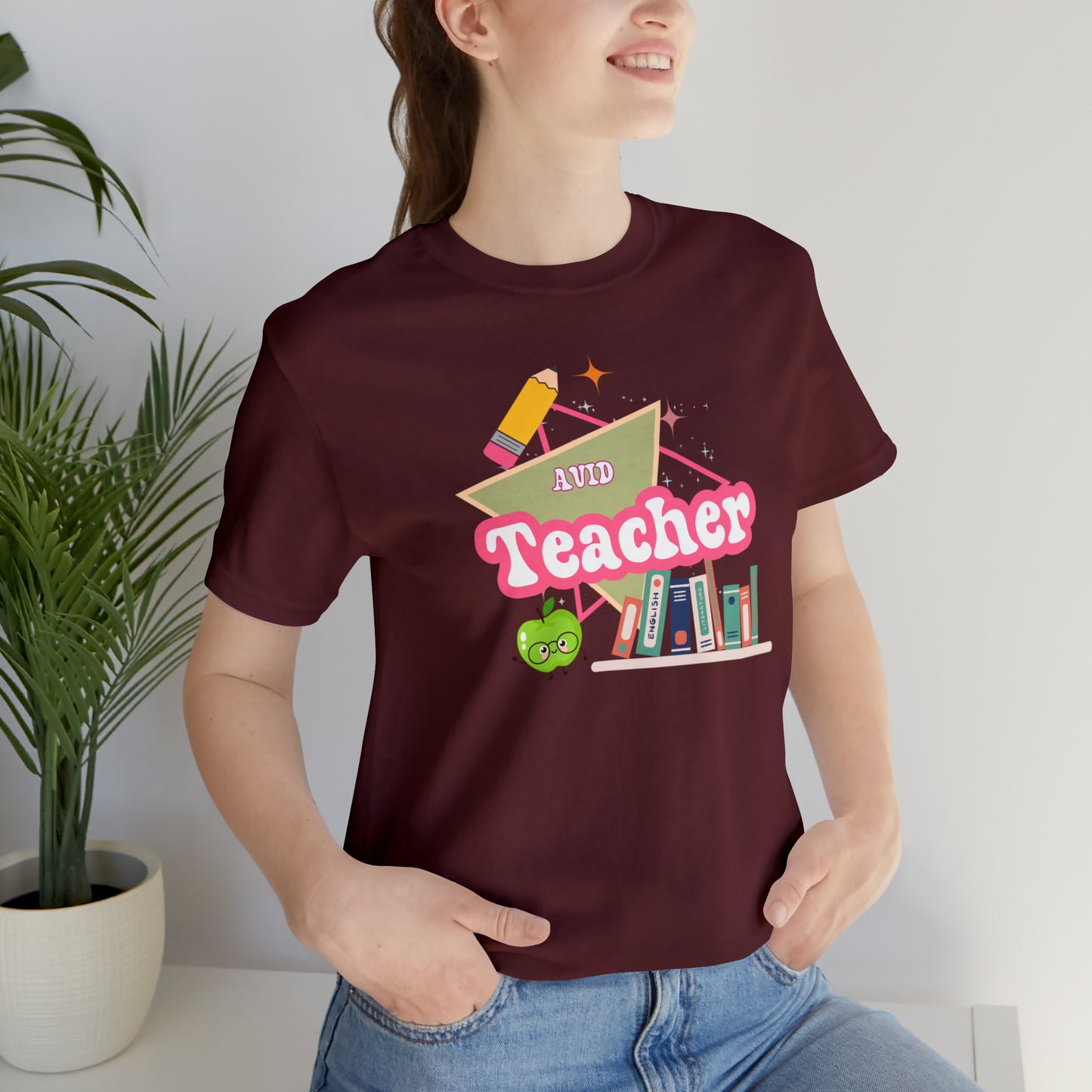 AVID shirt, 90s shirt, 90s teacher shirt, colorful school secretary shirt, colorful school shirt, T545