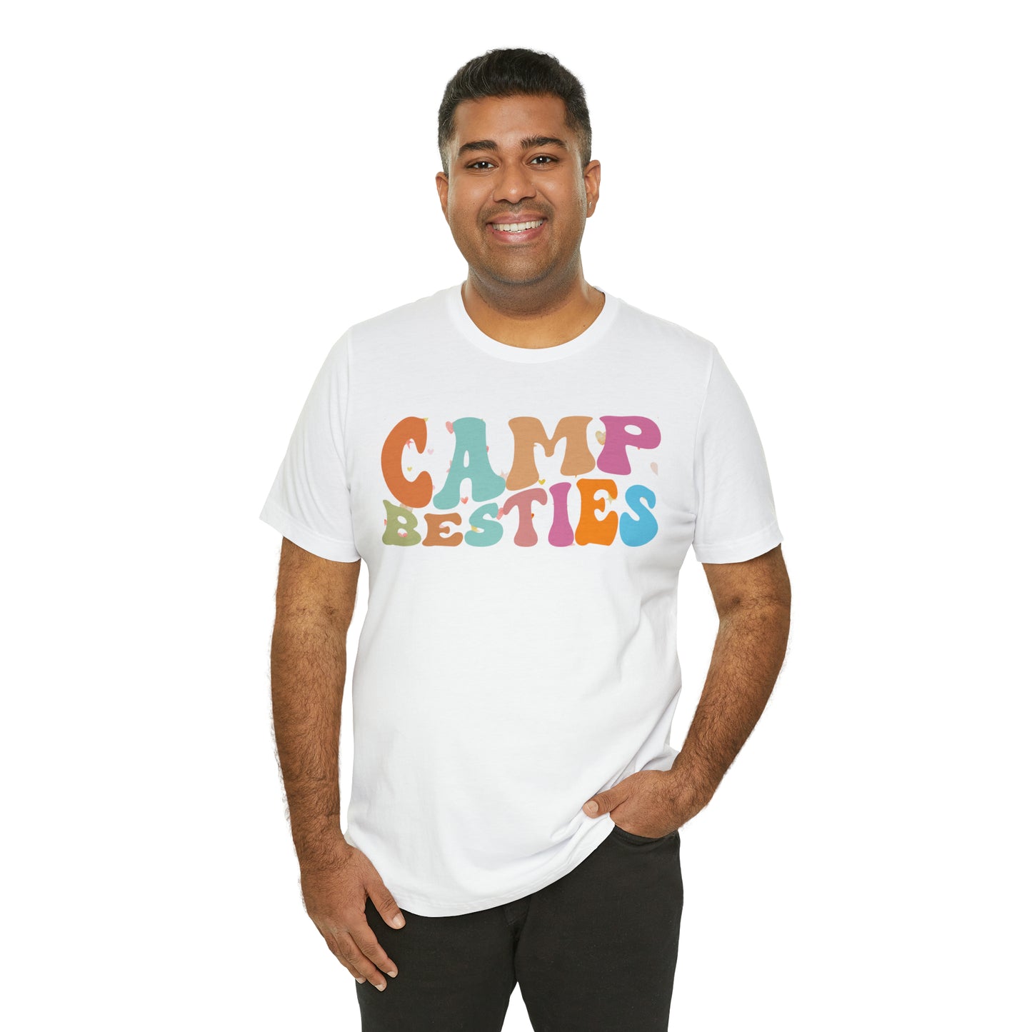 Best Friend Shirt, Gift for Best Friend, Camp Besties Shirt, BFF Shirt, Matching Besties Shirt, Retro Friend Shirt, T482