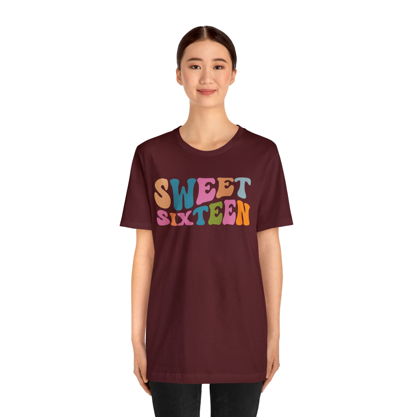 Sixteenth Birthday Gift, Sweet Sixteen Shirt for 16th Birthday Party, Cute Sweet 16 Gift for 16th Birthday TShirt for Daughter, T476