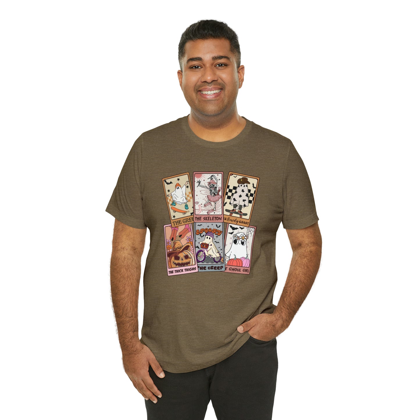 The Tarot Card Shirt, Skeleton Tarot Card Shirt, Tarot Card Lover Shirt, Skull Tarot Card Tee, Retro Halloween shirt, T612