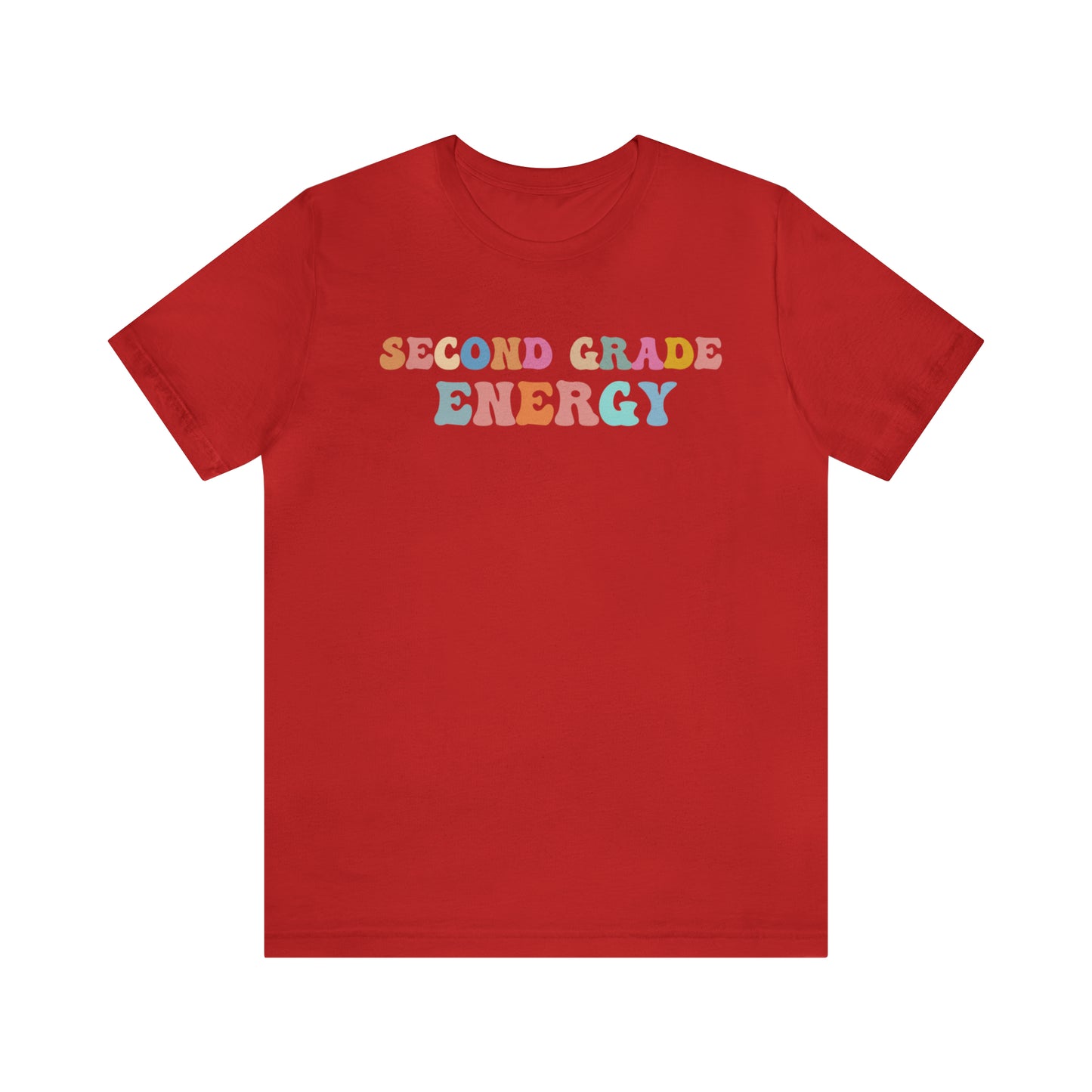 Cute Teacher Shirt, Second Grade Energy Shirt, Shirt for Second Grade, Teacher Appreciation Shirt, Best Teacher Shirt, T494
